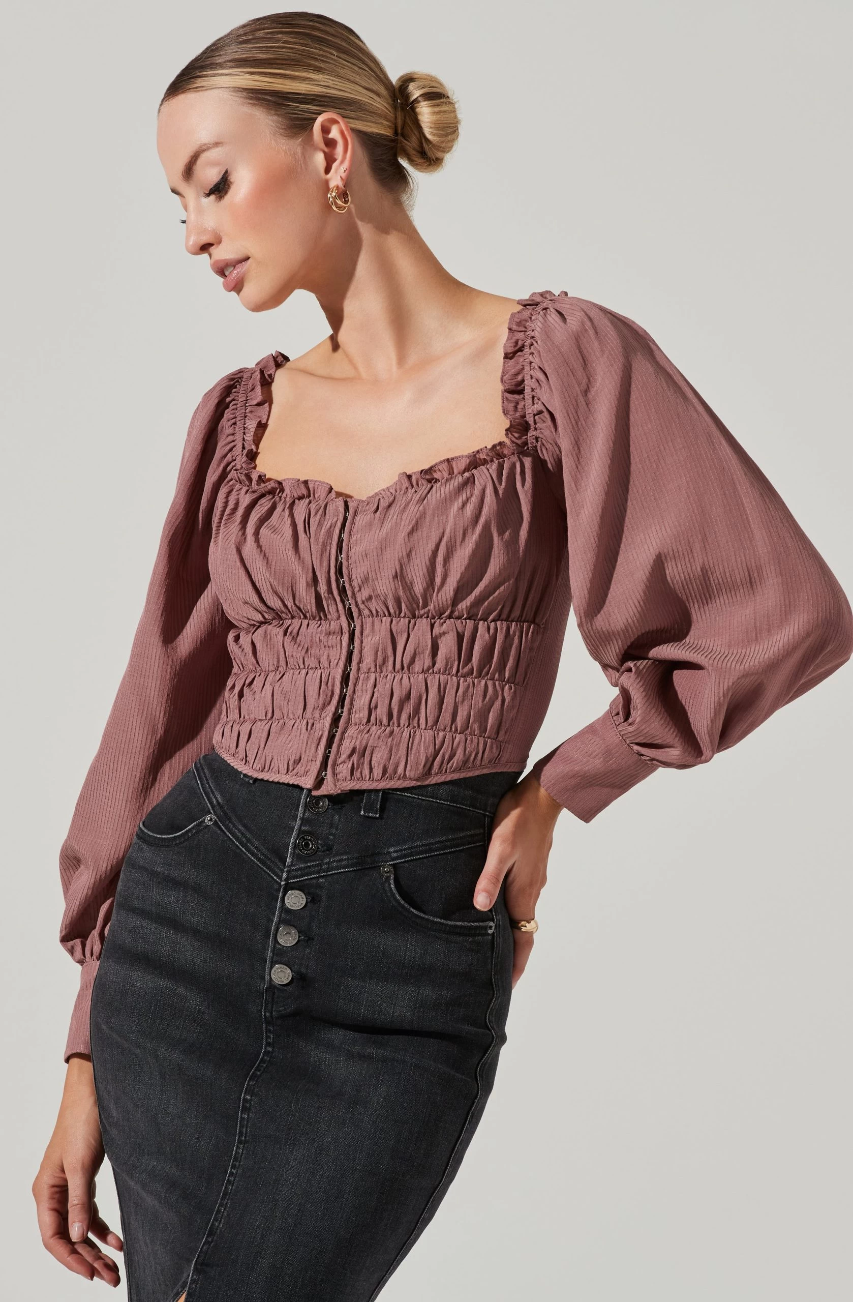 Amber Sweetheart Hook And Eye Corset Top - Image 14