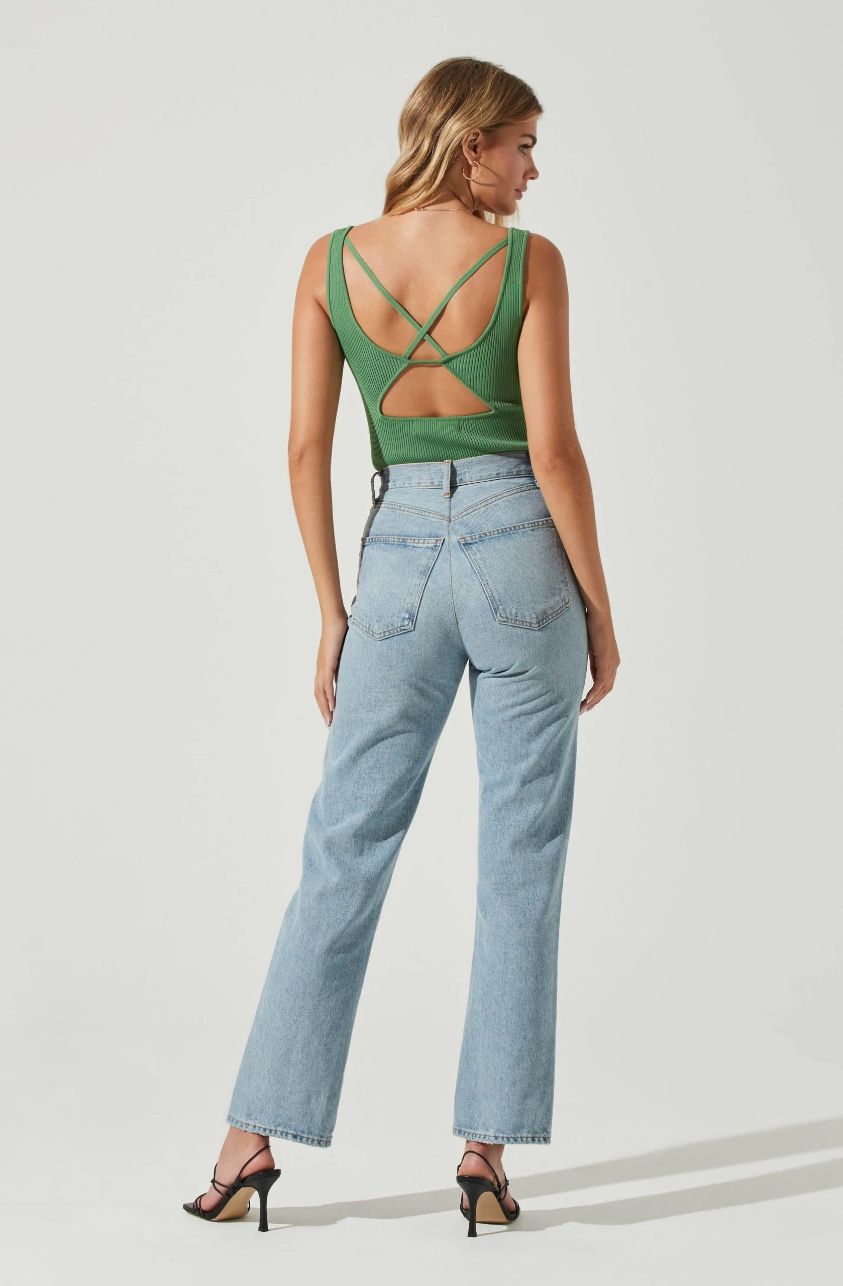 Elmira Cutout Cross Strap Bodysuit - Image 10