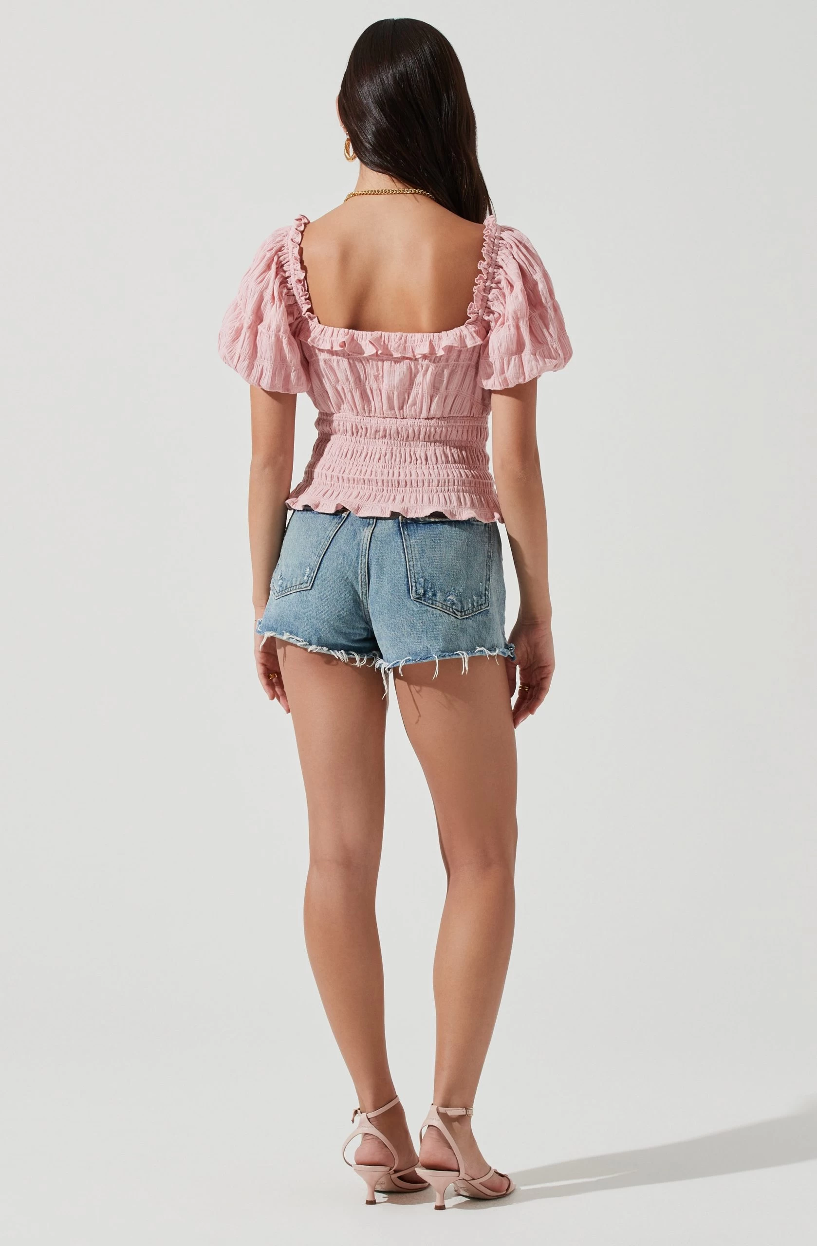 Anza Smocked Puff Sleeve Top - Image 5