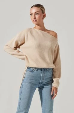 Brooklyn Off Shoulder Sweater