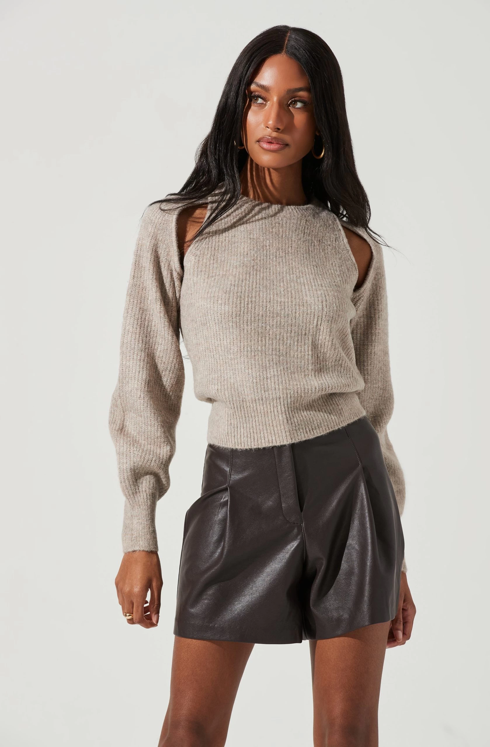Adira Shoulder Cutout Sweater - Image 8