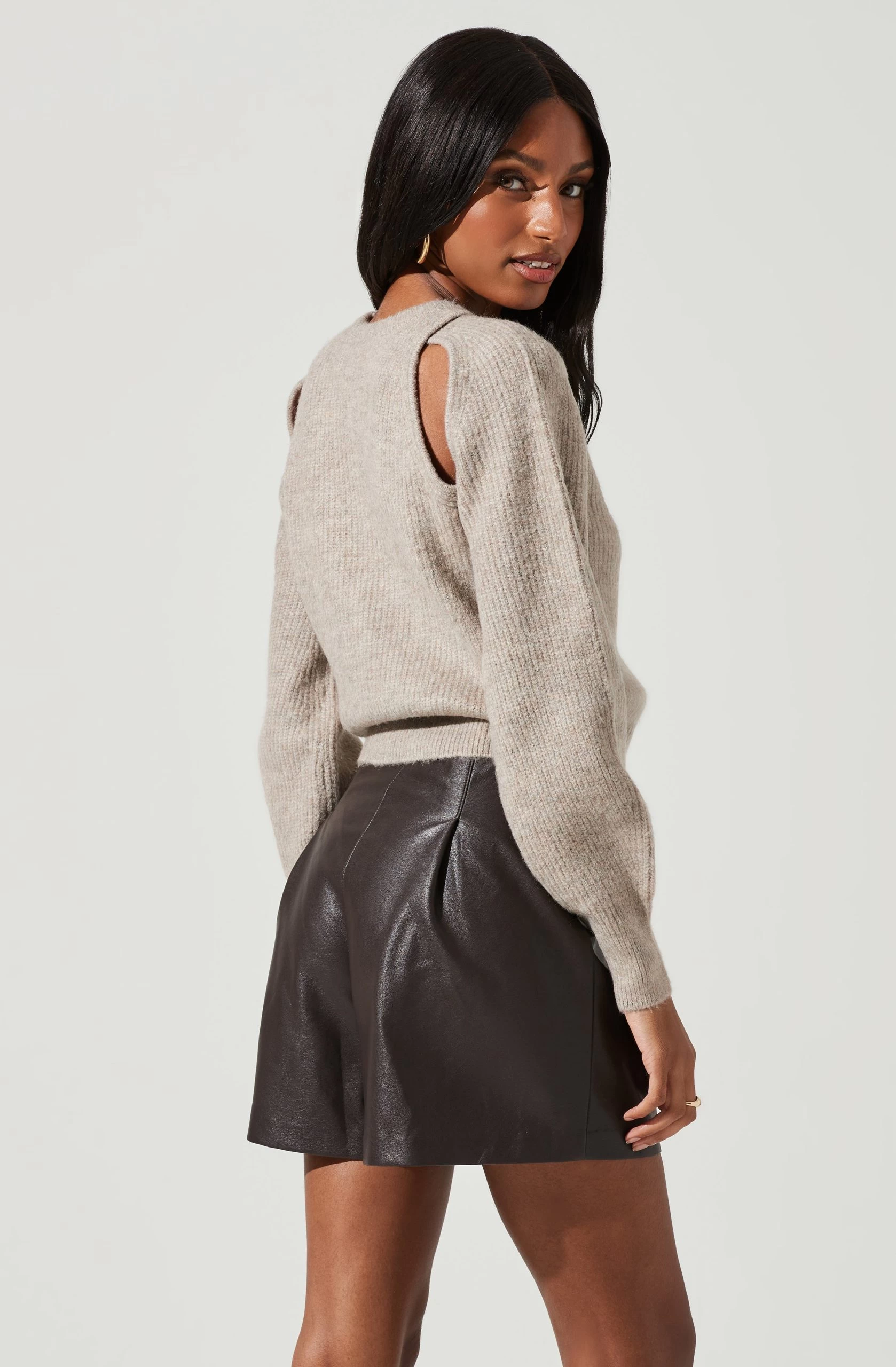 Adira Shoulder Cutout Sweater - Image 11