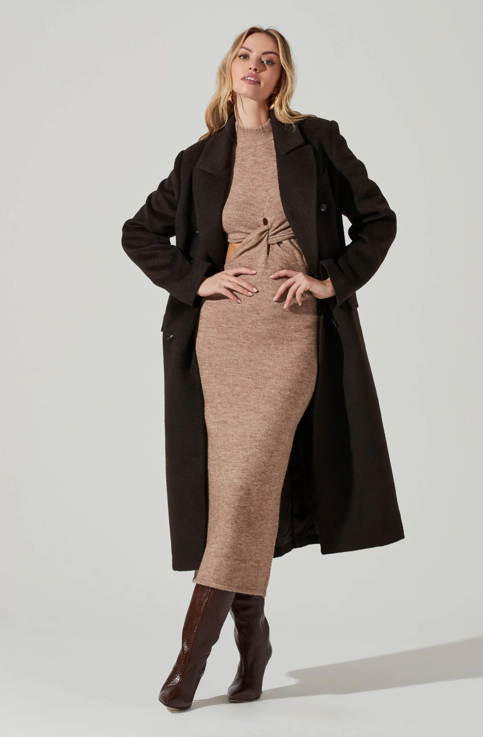 Morana Double Breasted Duster Coat - Image 3