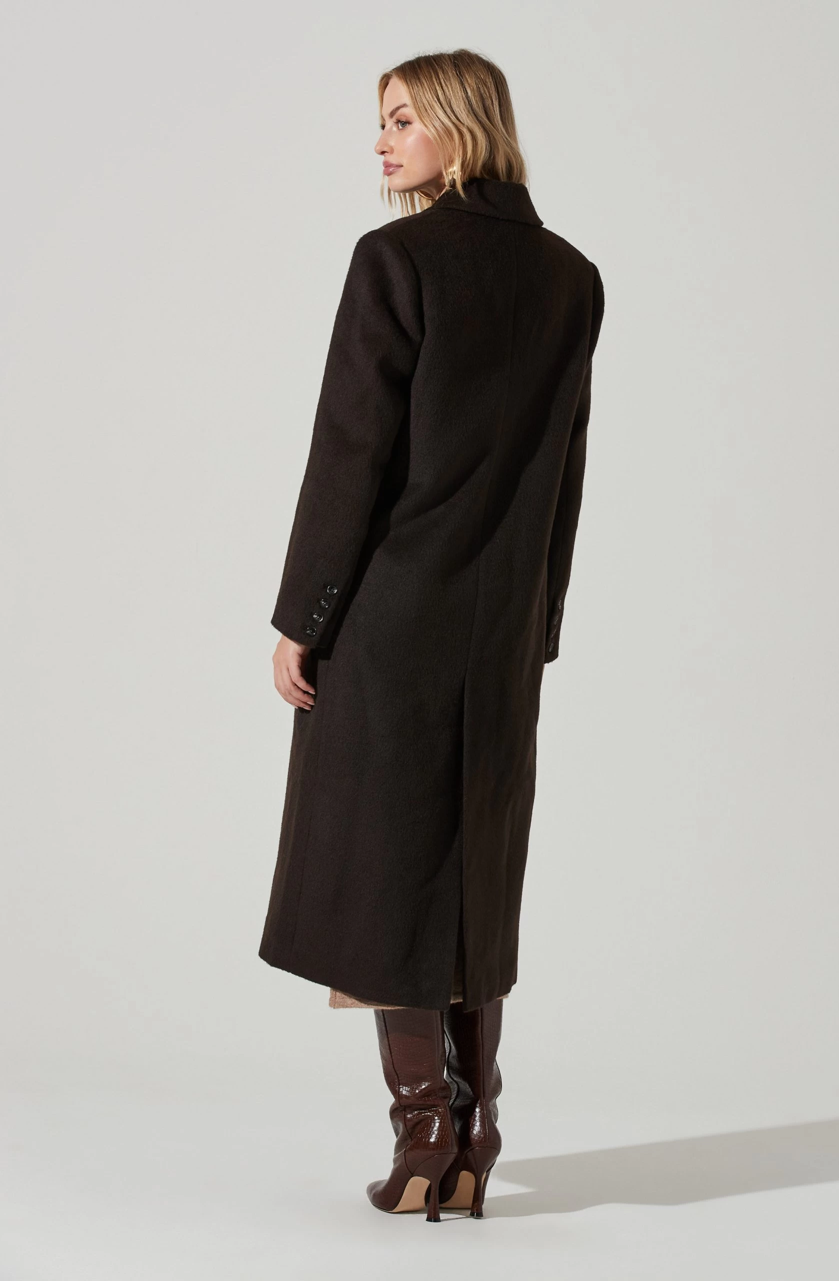 Morana Double Breasted Duster Coat - Image 6
