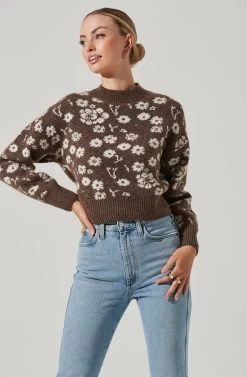 Saira Floral Sweater