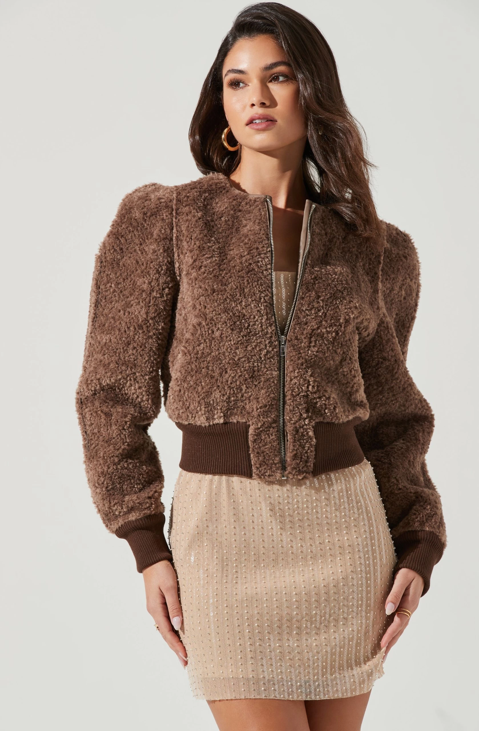 Stacy Faux Fur Jacket - Image 4
