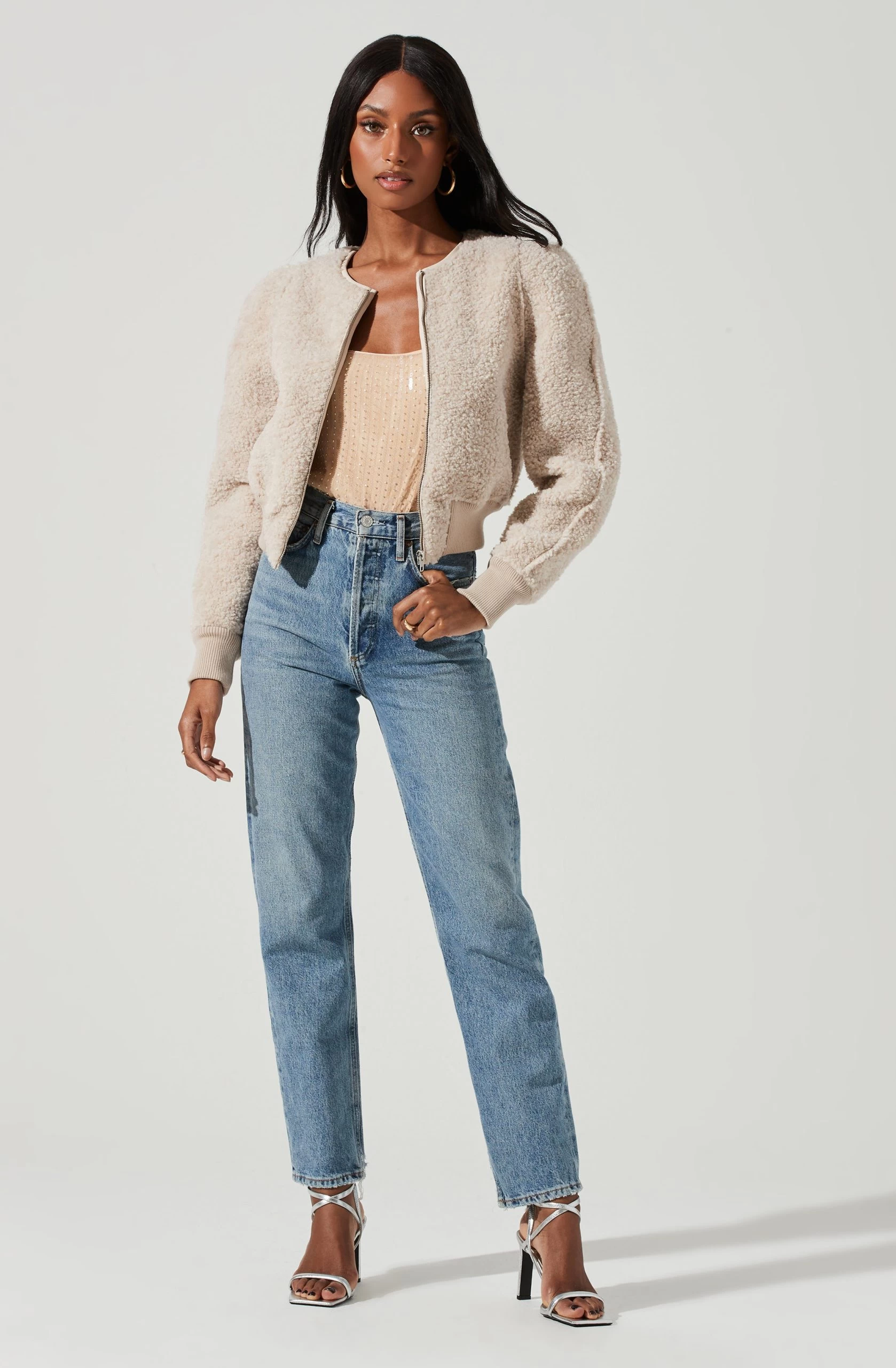 Stacy Faux Fur Jacket - Image 8