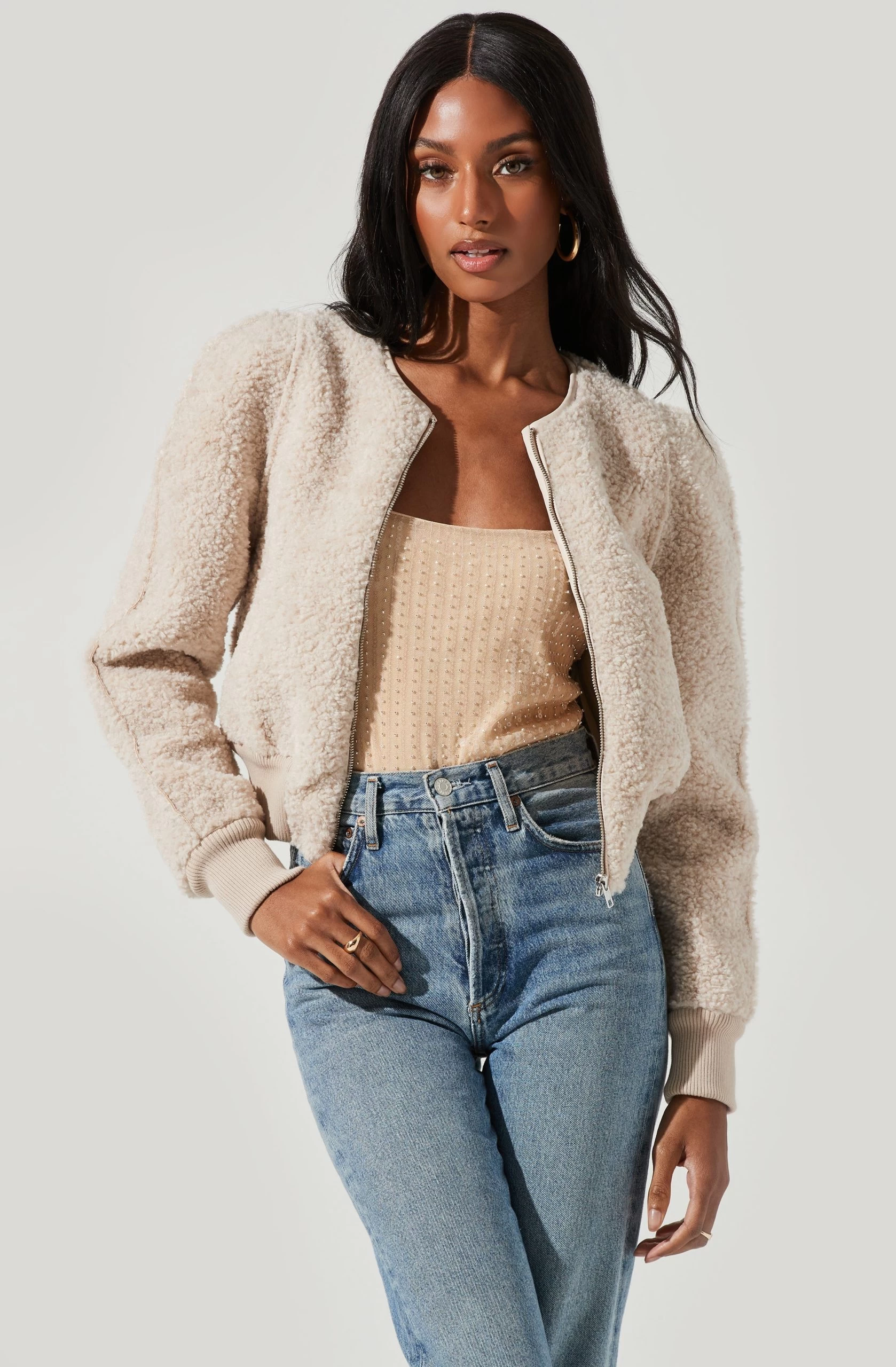 Stacy Faux Fur Jacket - Image 7