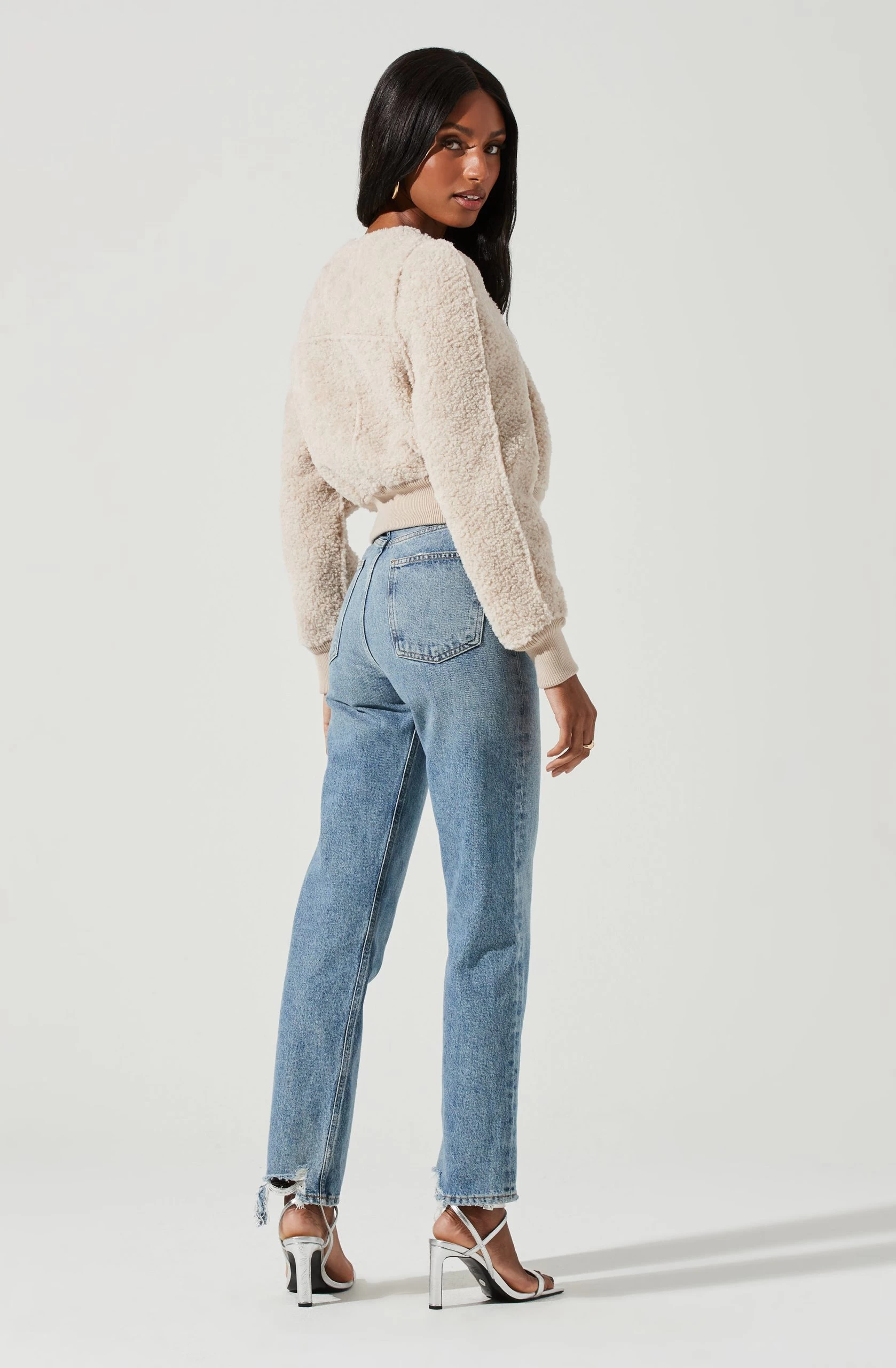 Stacy Faux Fur Jacket - Image 10