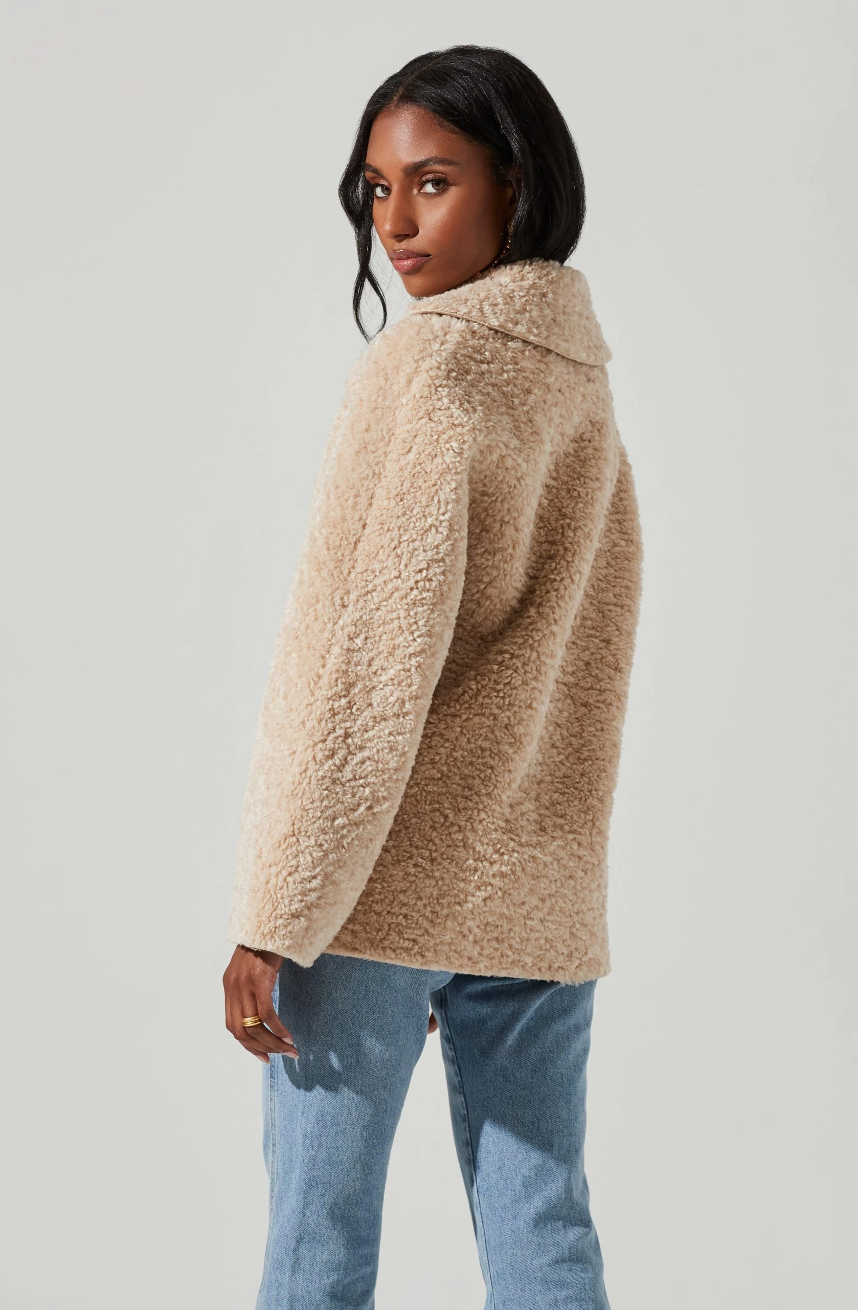 Willow Faux Shearling Coat - Image 6