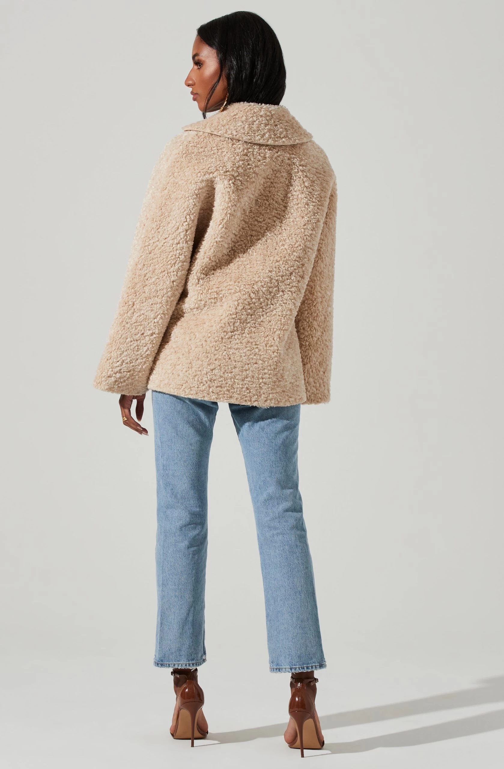 Willow Faux Shearling Coat - Image 5