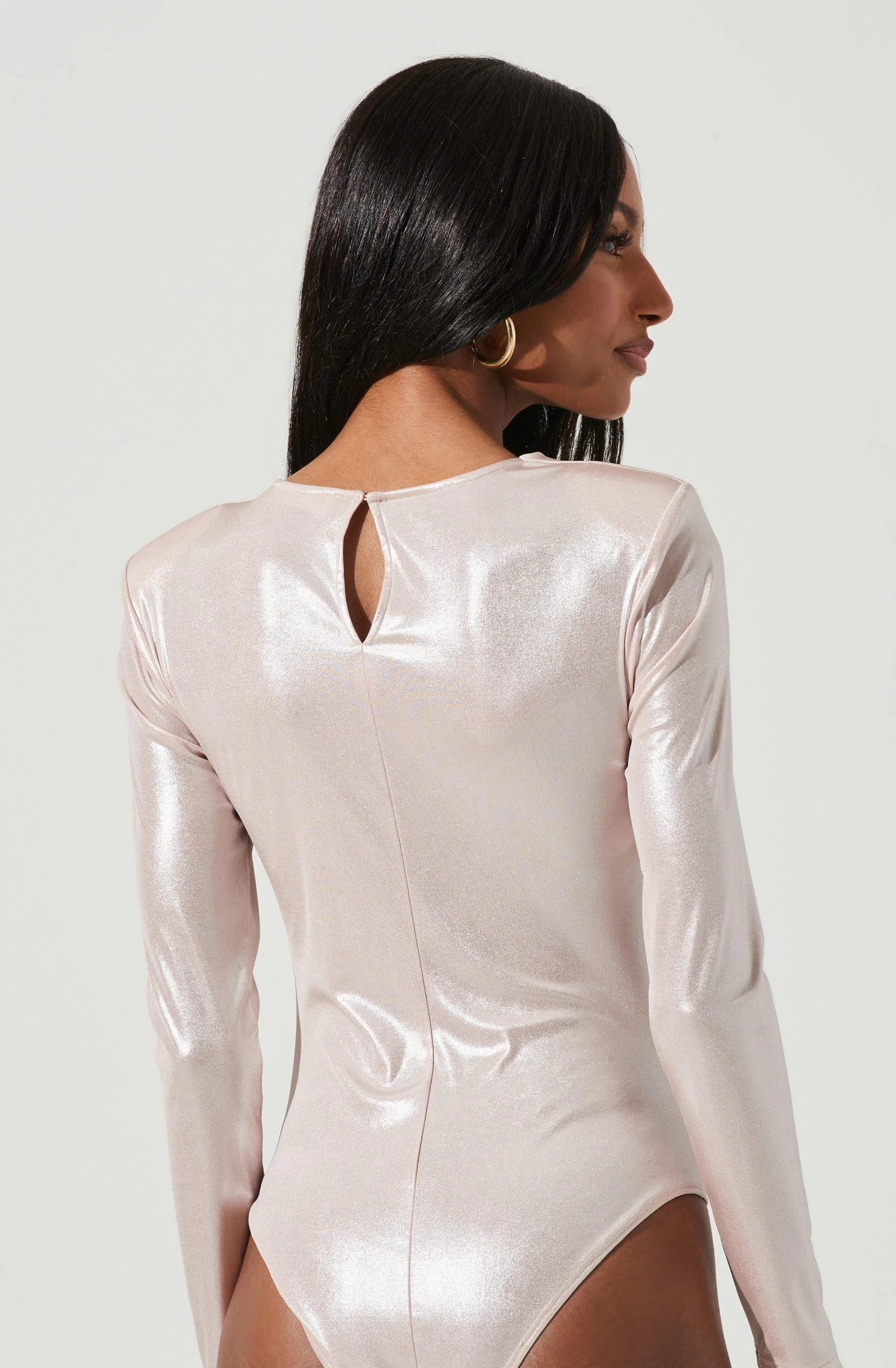 Barcelona Twist Front Long Sleeve Bodysuit - Image 11