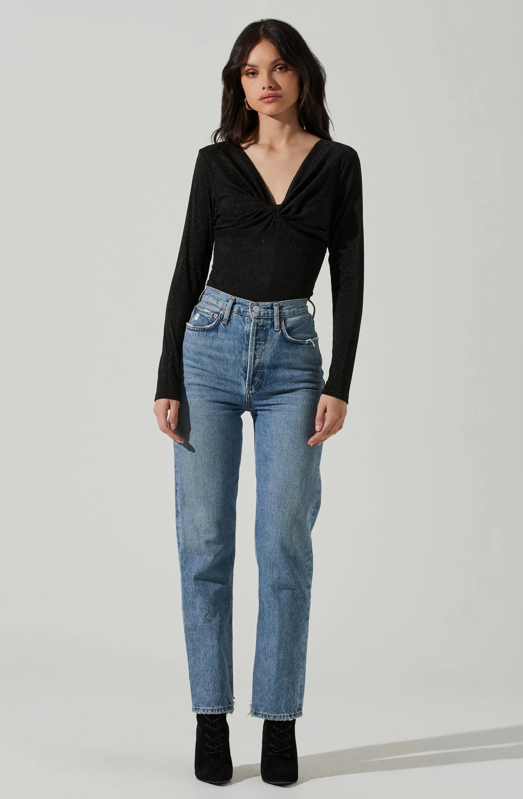 Reese Metallic Twist Front Bodysuit - Image 8