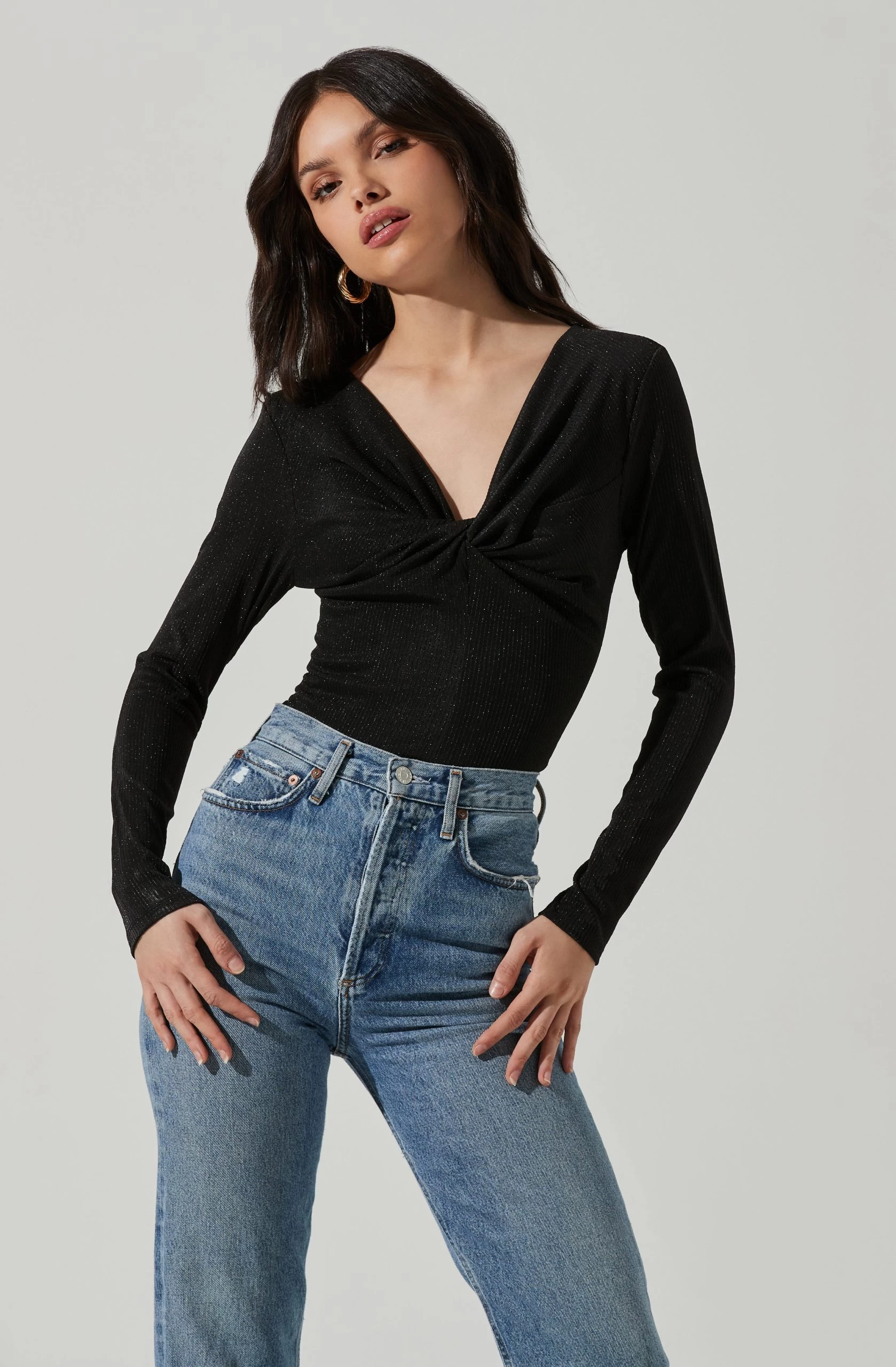 Reese Metallic Twist Front Bodysuit - Image 7