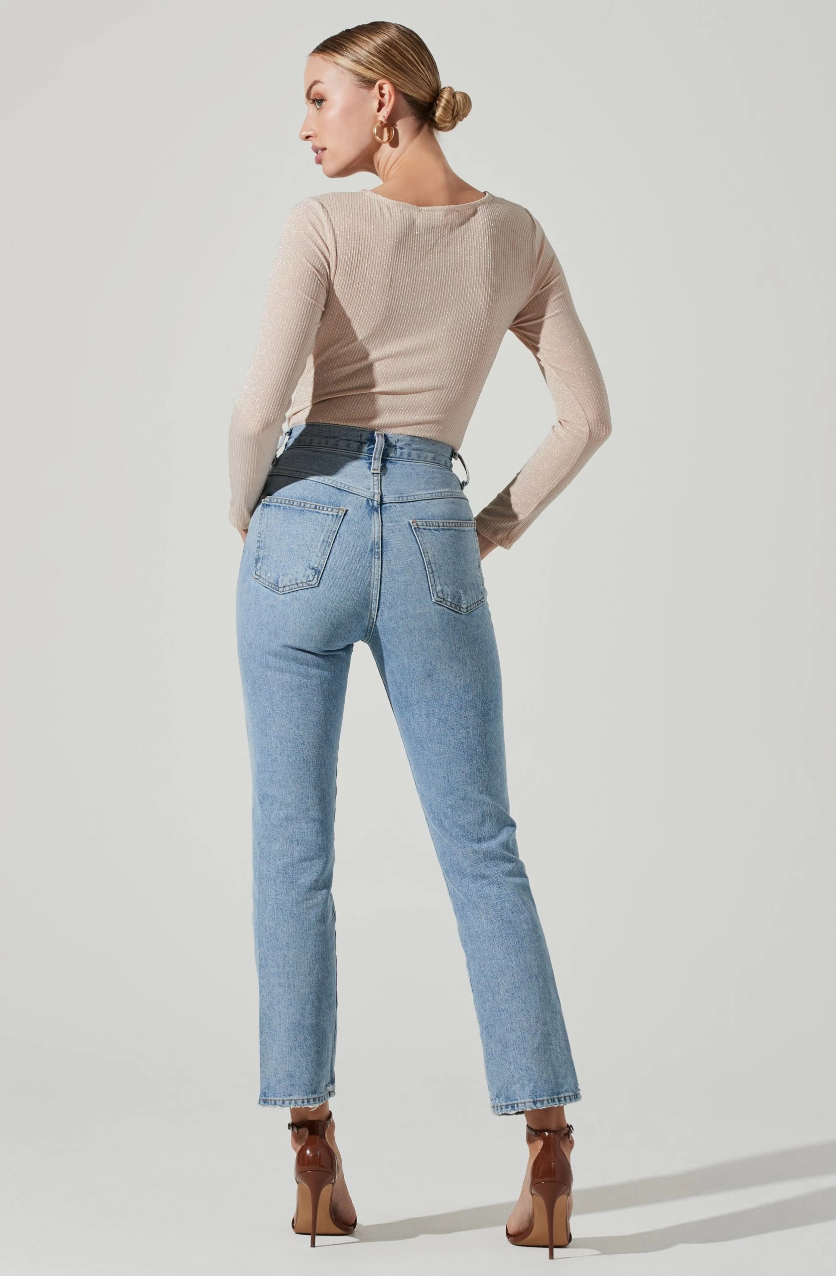 Reese Metallic Twist Front Bodysuit - Image 5