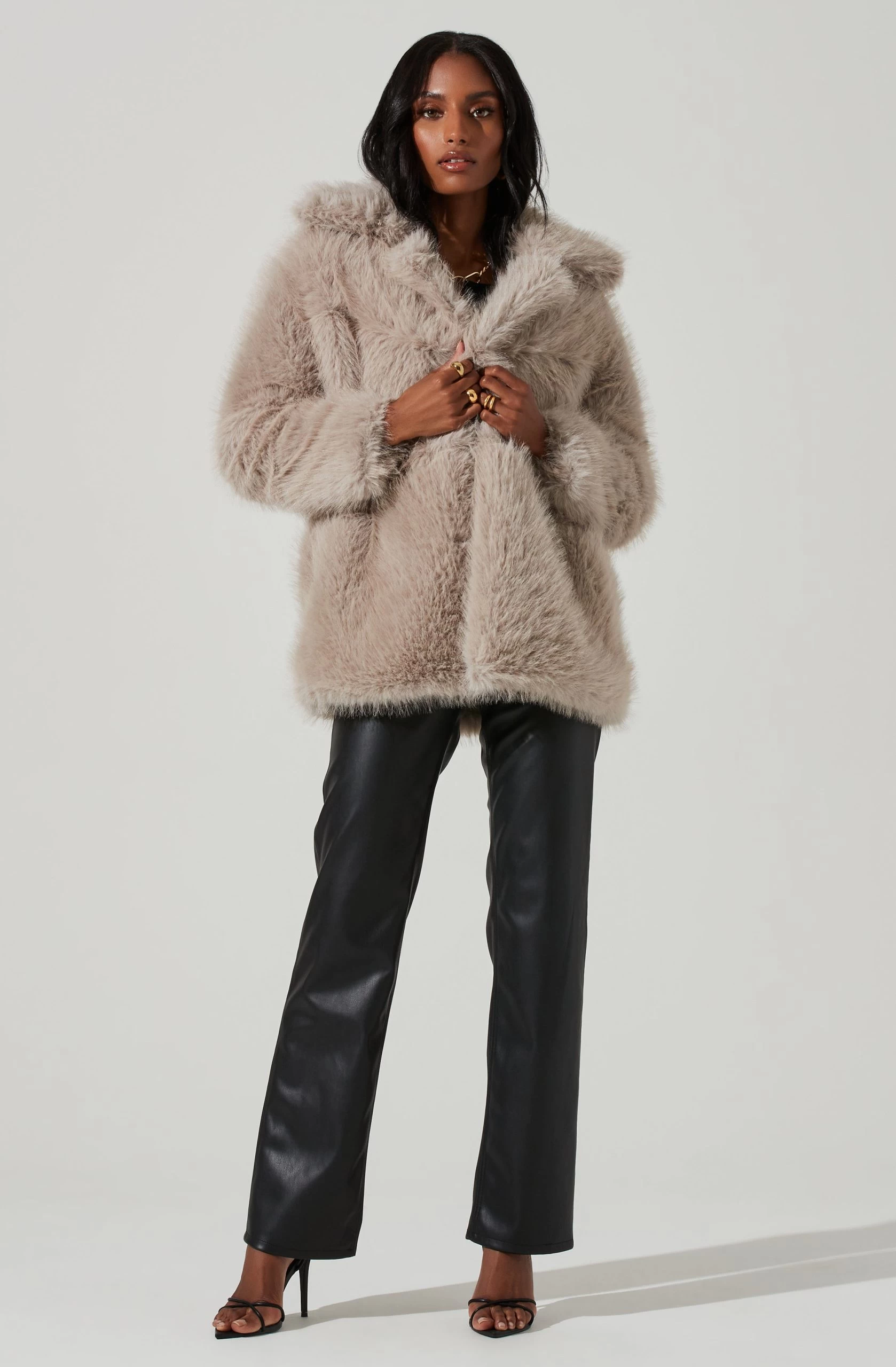 Hadley Faux Fur Coat - Image 8