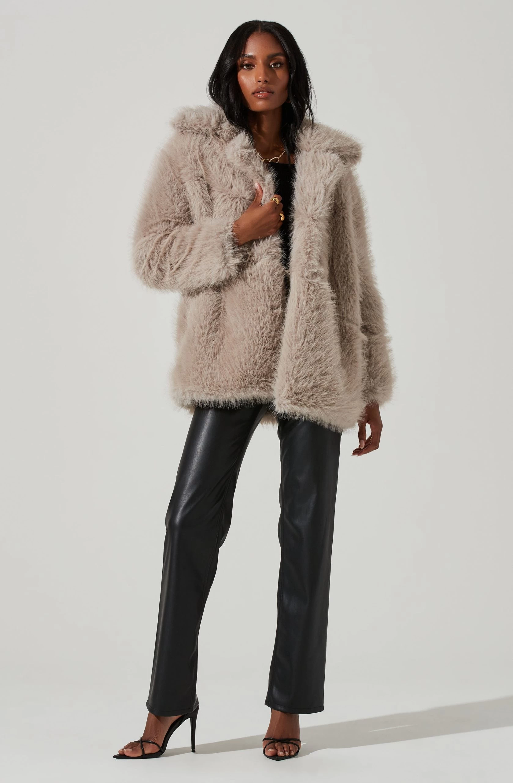 Hadley Faux Fur Coat - Image 10