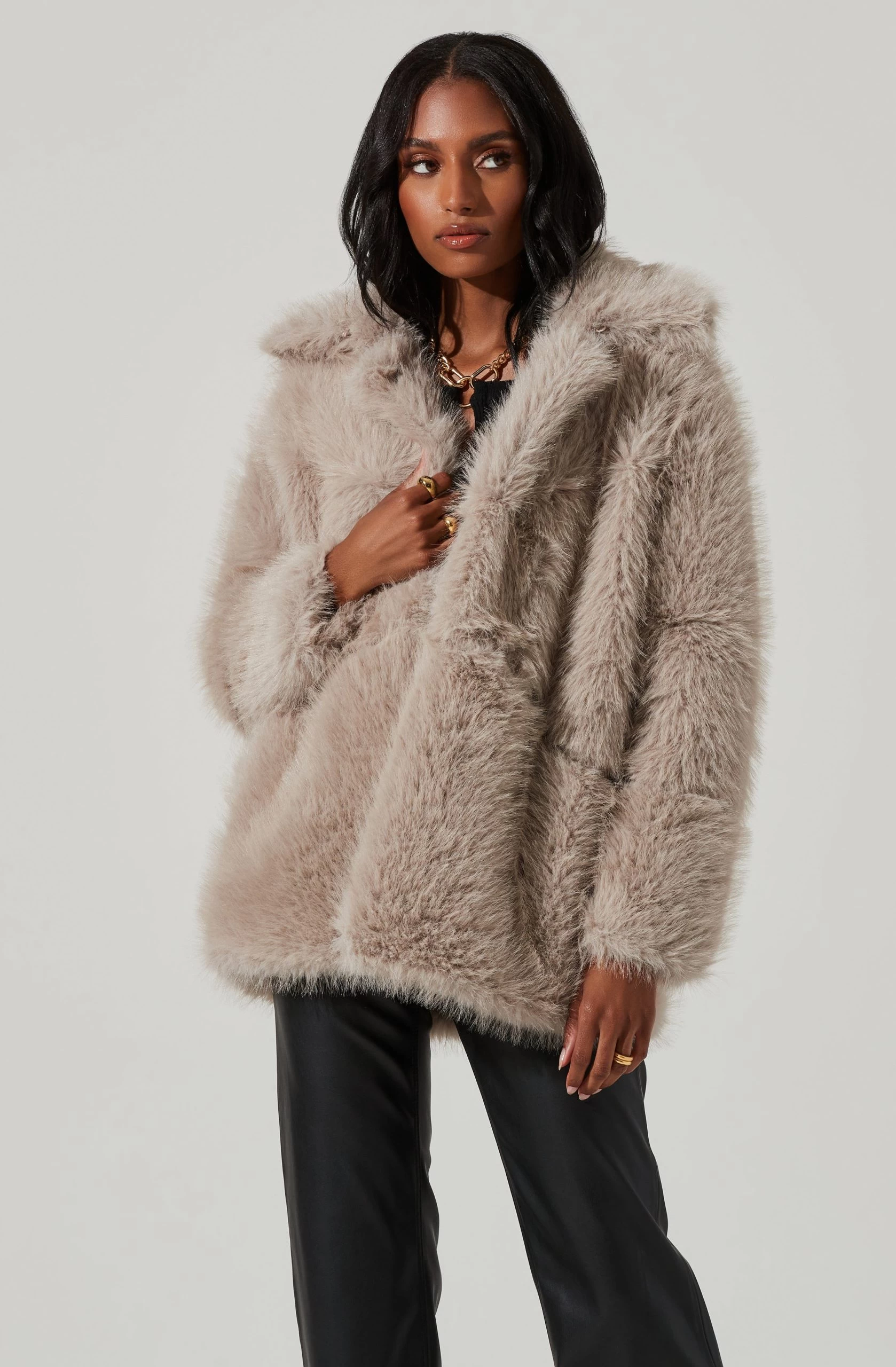 Hadley Faux Fur Coat - Image 11