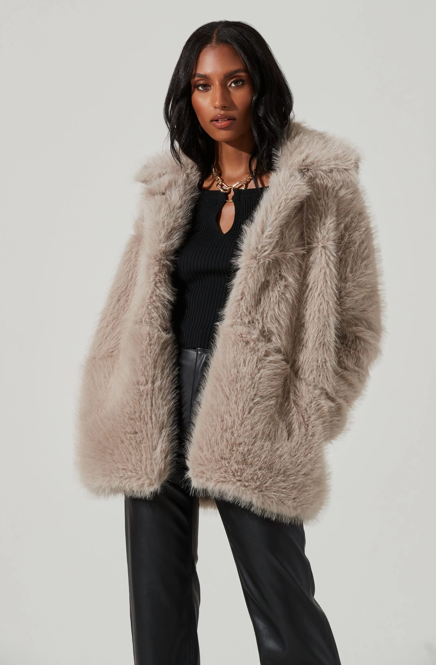 Hadley Faux Fur Coat - Image 7