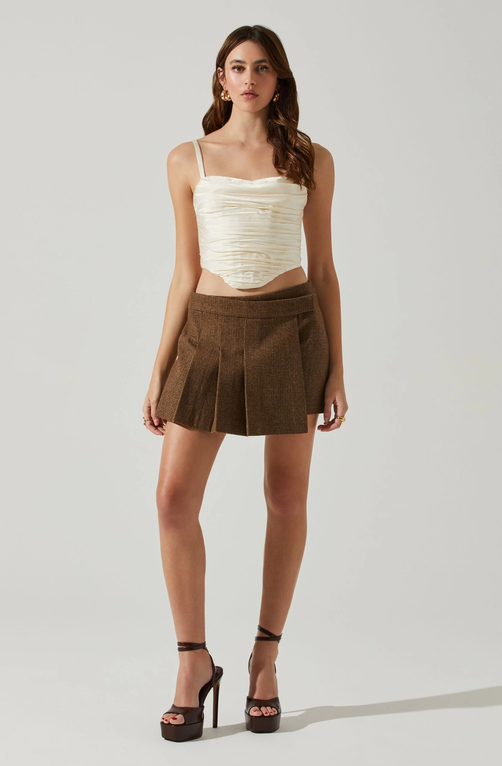 Janet Ruched Bustier Top - Image 10