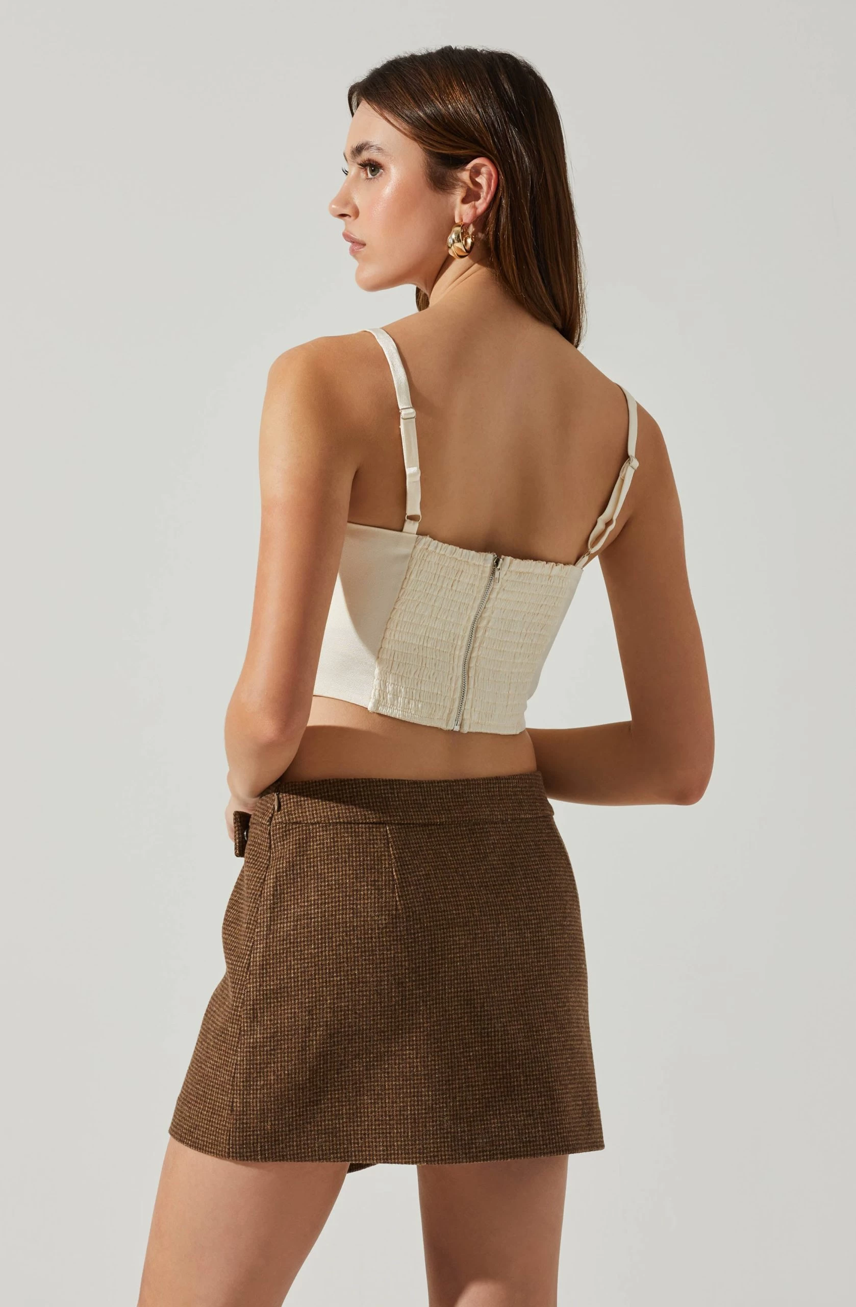 Janet Ruched Bustier Top - Image 12