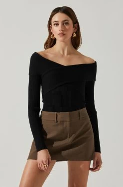 Zayla Off The Shoulder Sweater