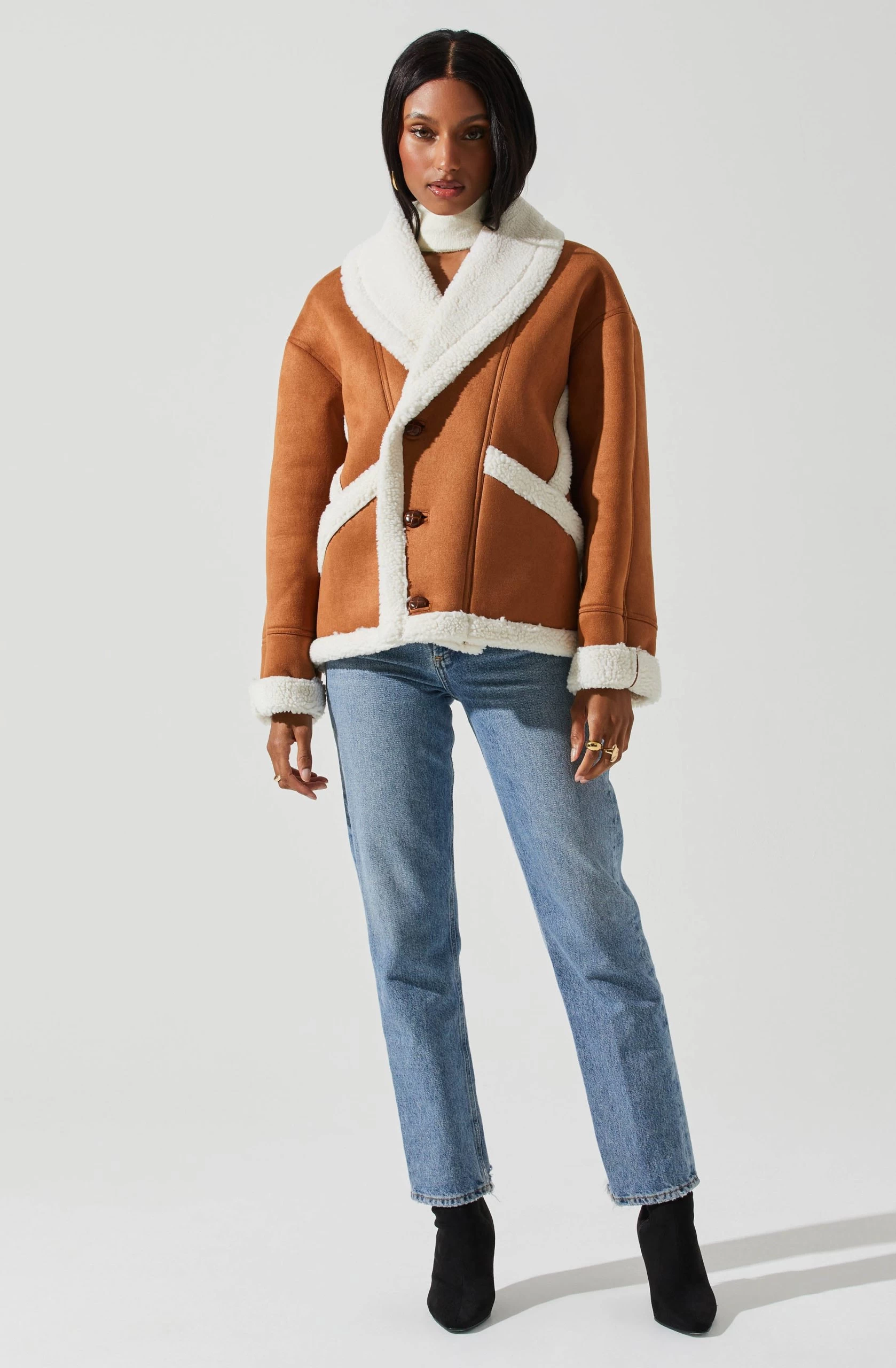 Pippa Faux Shearling Jacket - Image 4
