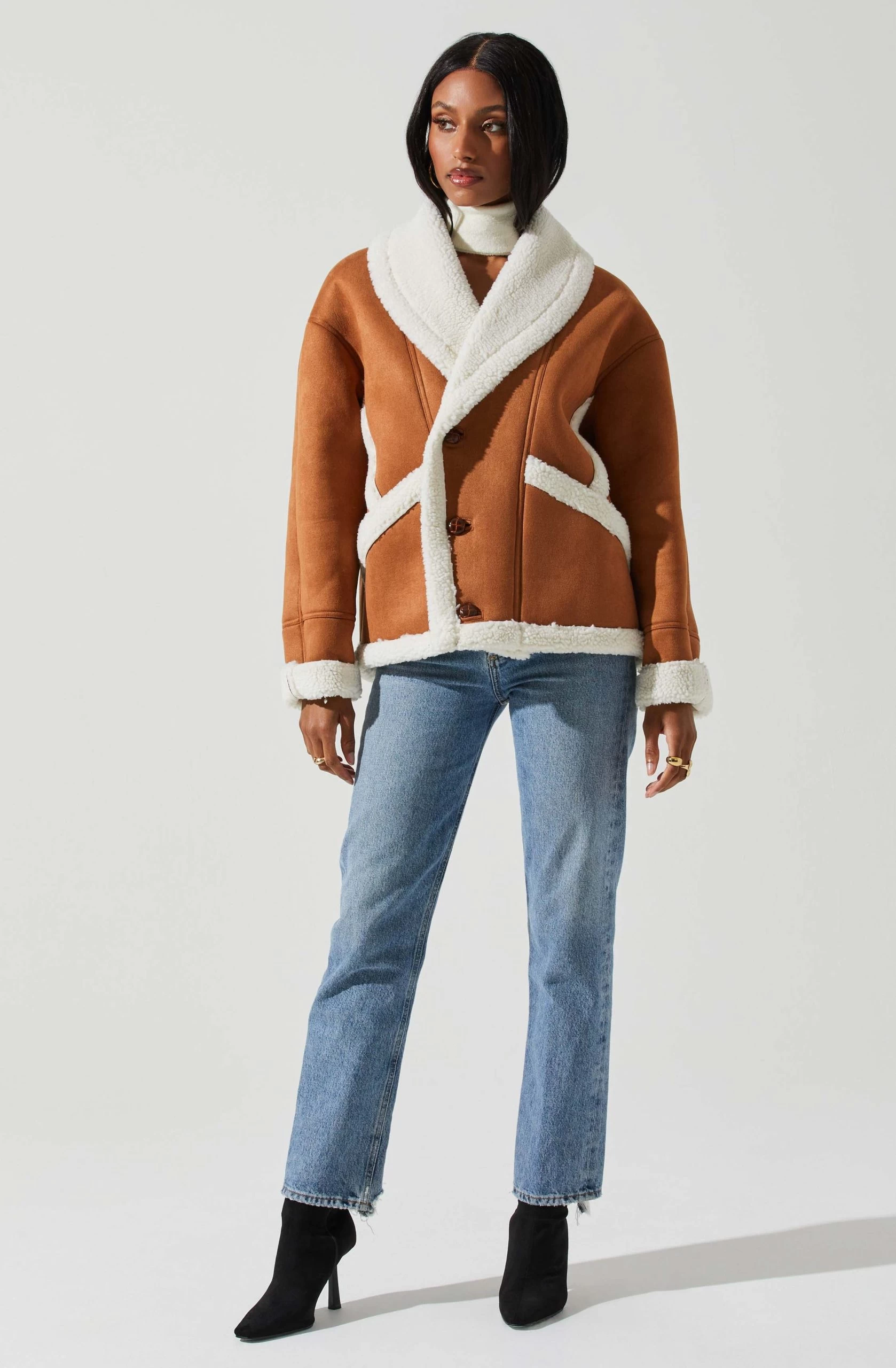 Pippa Faux Shearling Jacket - Image 2
