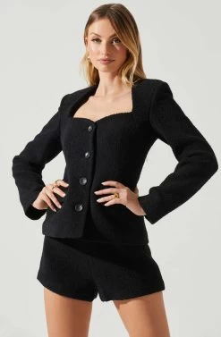 Rivka Fitted Sweetheart Blazer