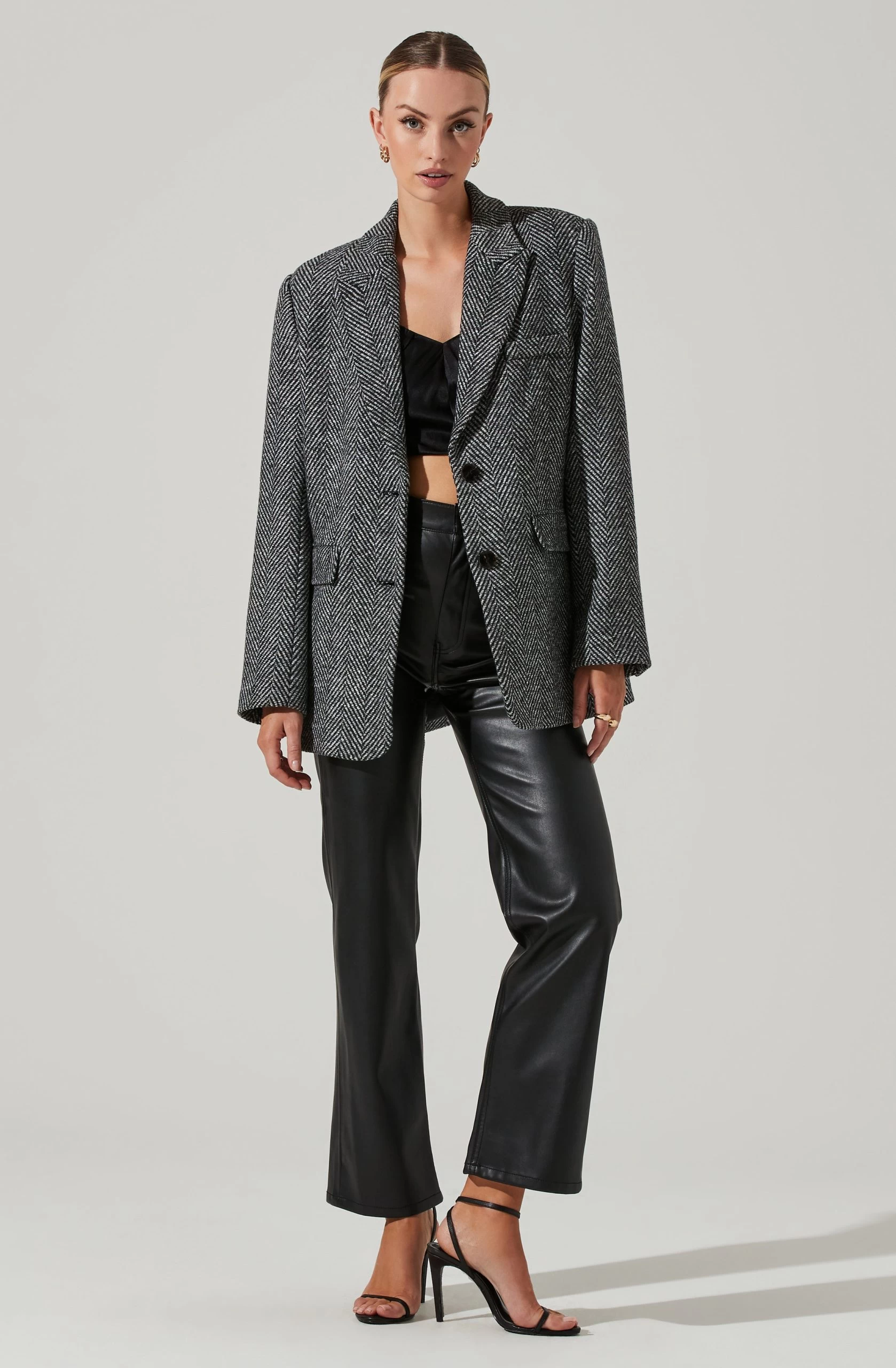 Pauline Herringbone Blazer - Image 2