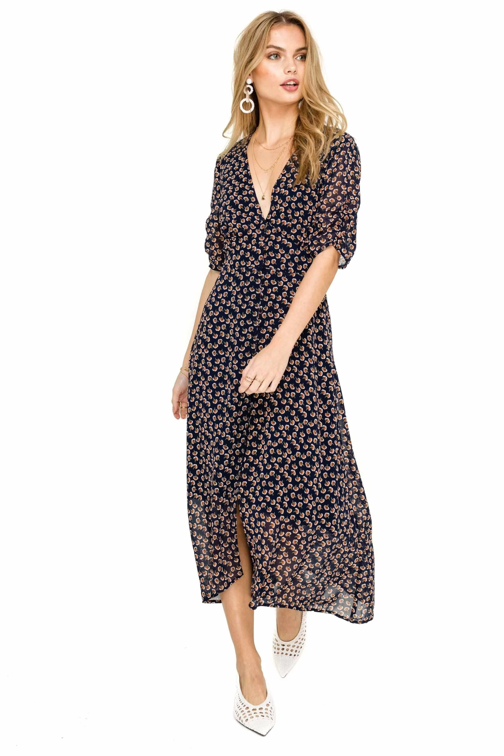 Button Down Midi Dress - Image 2