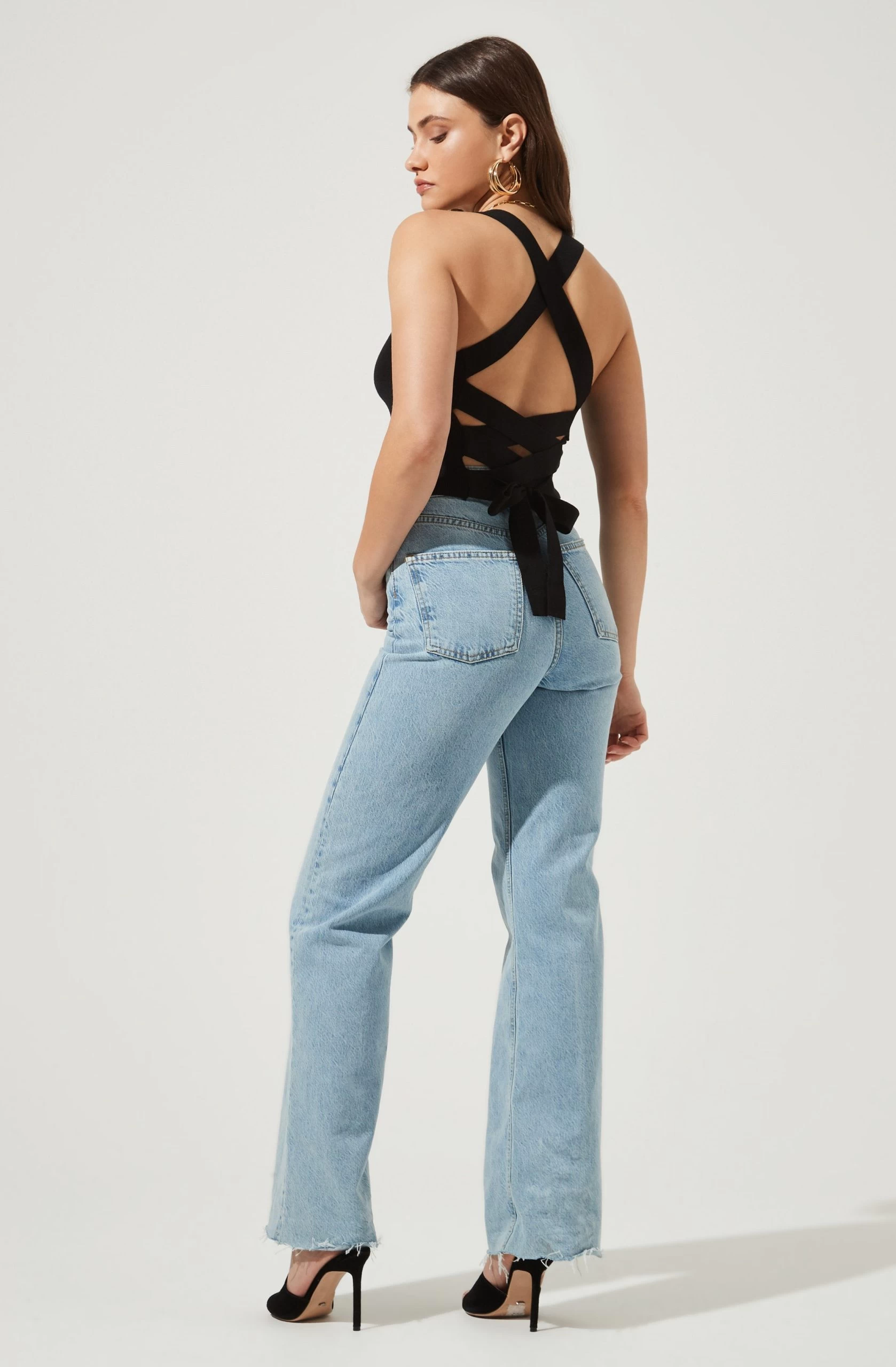 Varley Square Neck Cross Back Top - Image 3