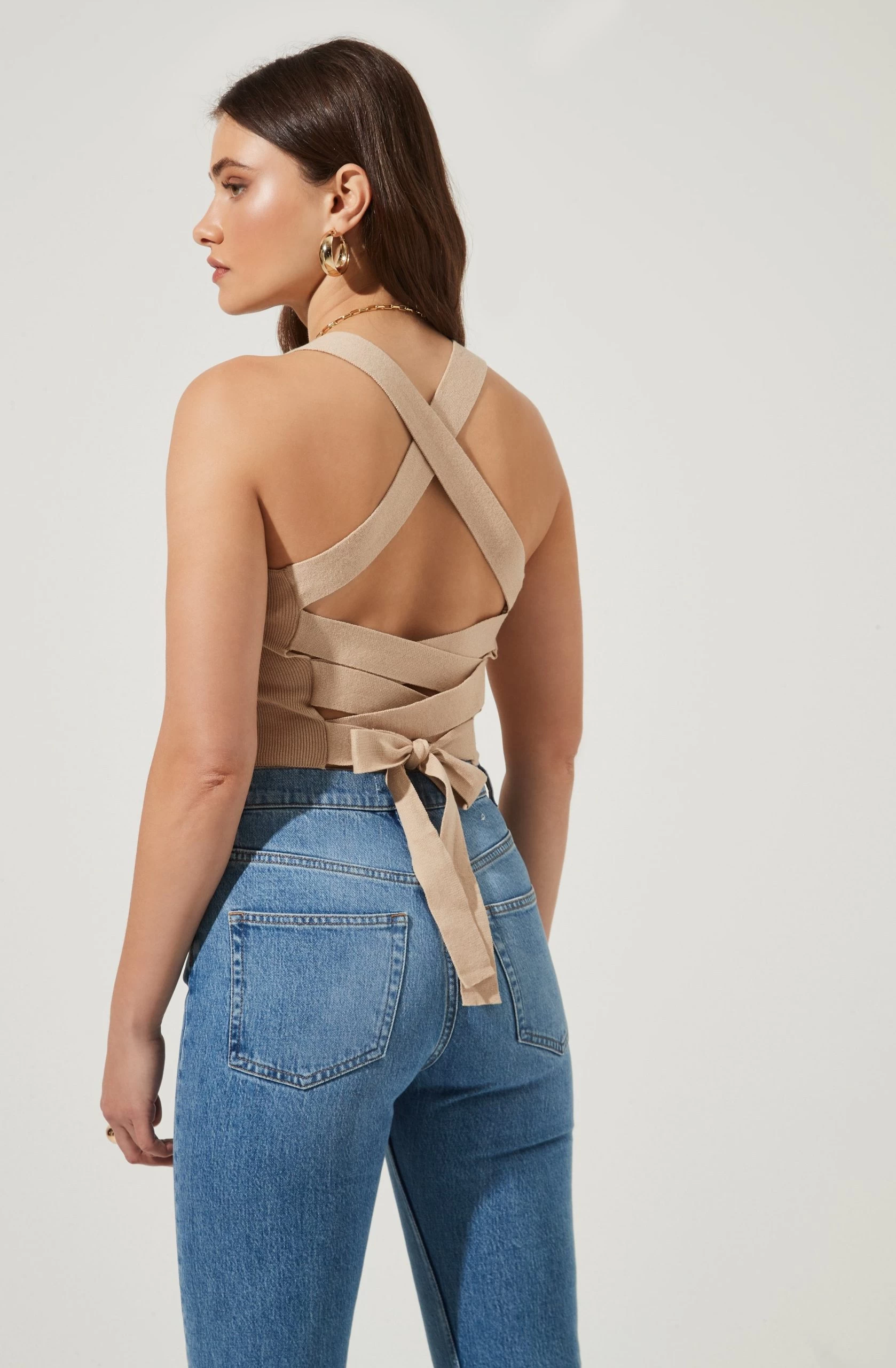 Varley Square Neck Cross Back Top - Image 5