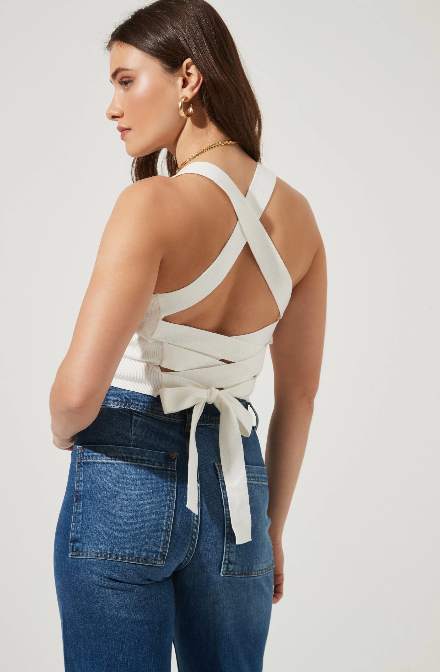 Varley Square Neck Cross Back Top - Image 9