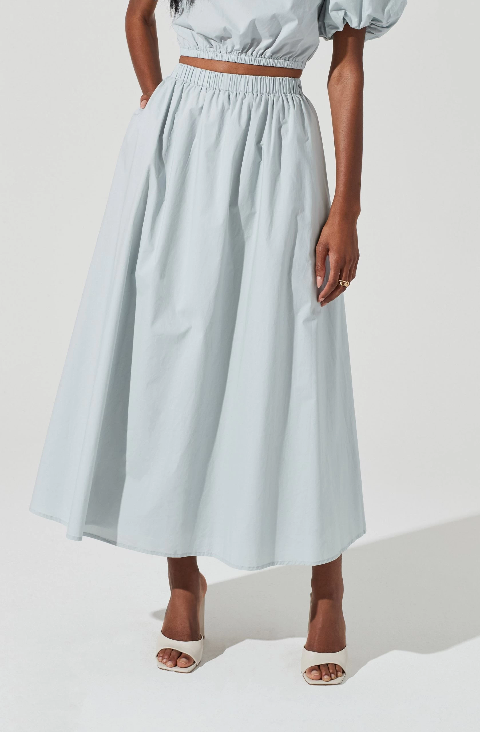 Poplin Midi Skirt - Image 2