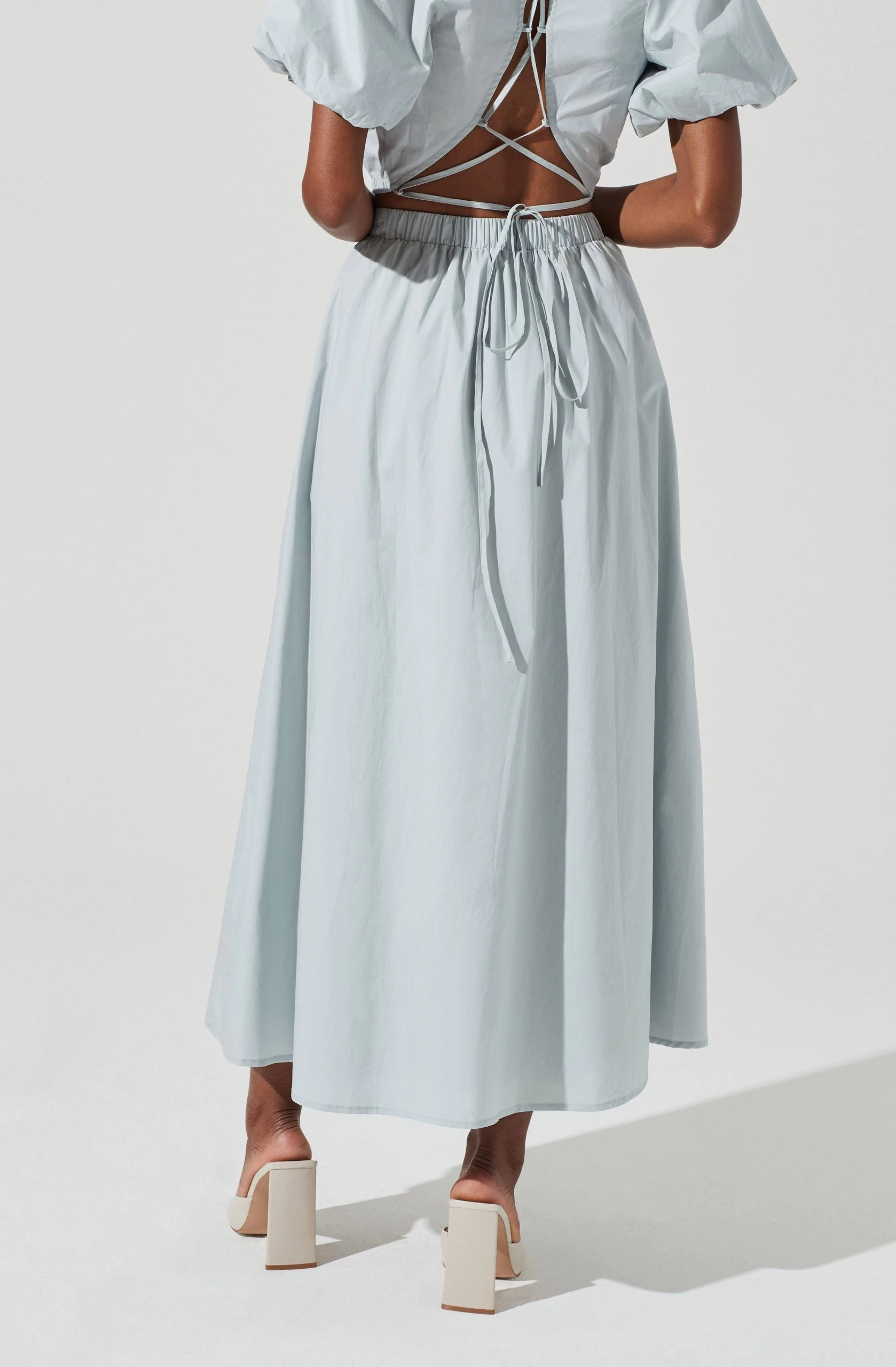 Poplin Midi Skirt - Image 3