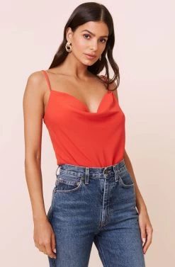 Cowl Drape Neck Bodysuit