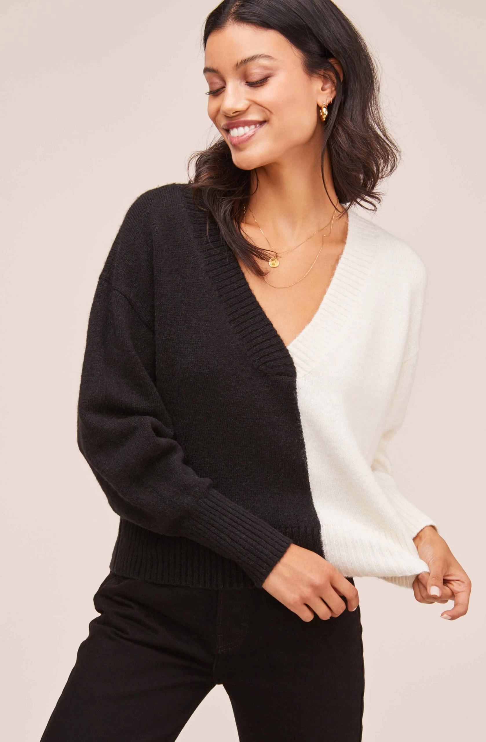 Tandem Color Block Sweater