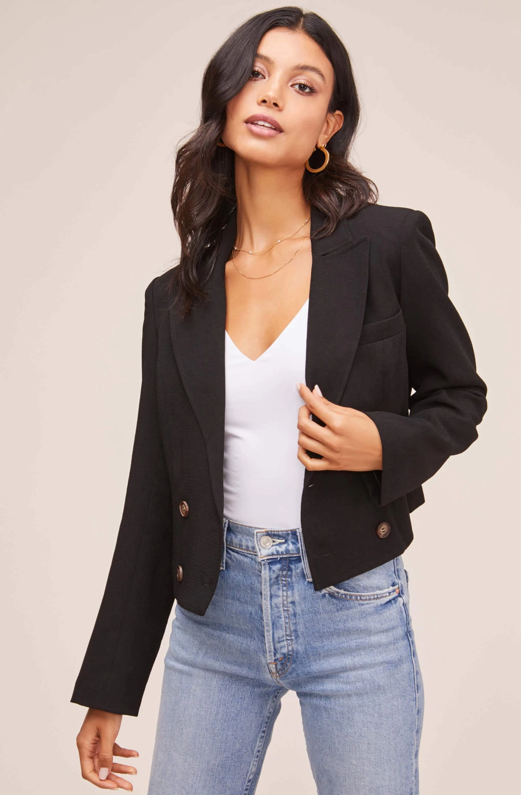 Cropped Blazer - Image 2