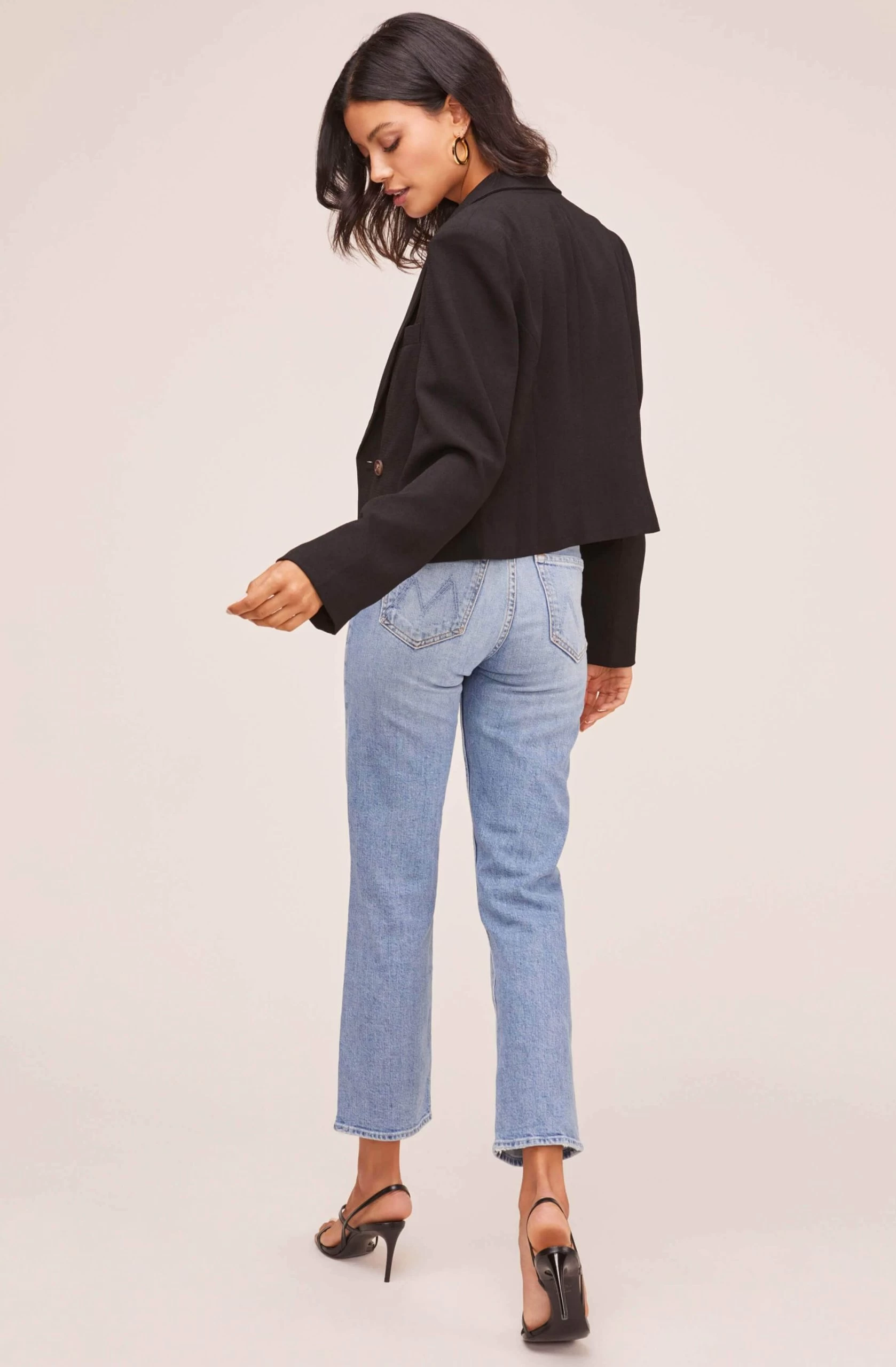 Cropped Blazer - Image 4