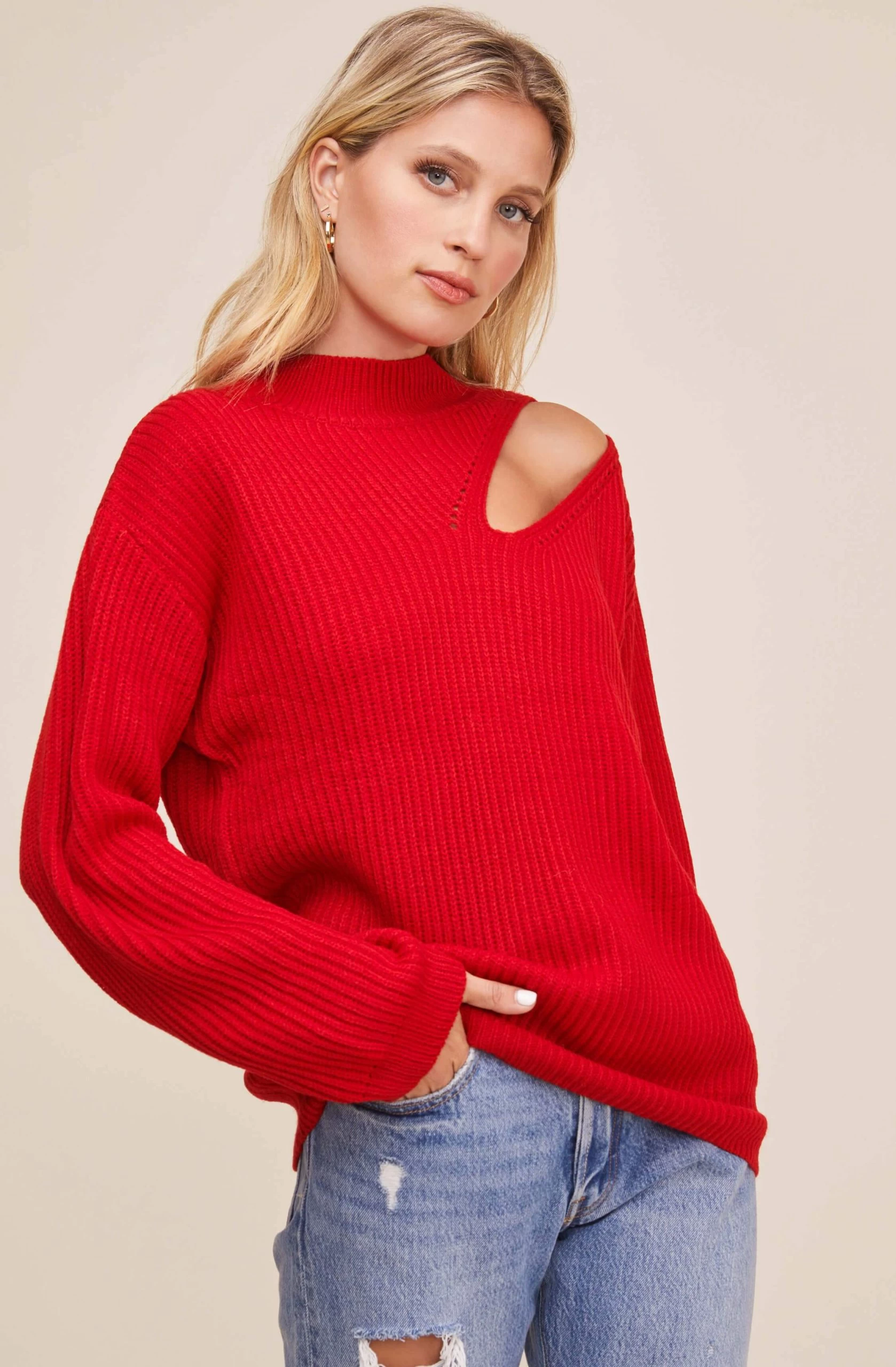 Cutout Turtleneck Sweater - Image 13