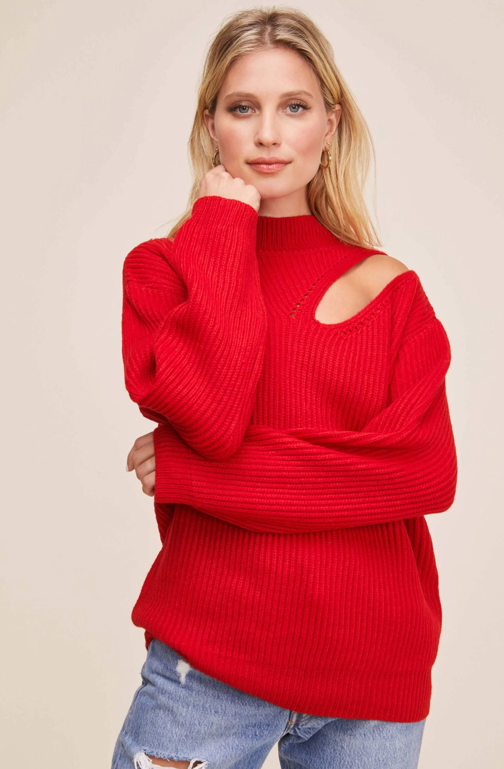 Cutout Turtleneck Sweater - Image 11