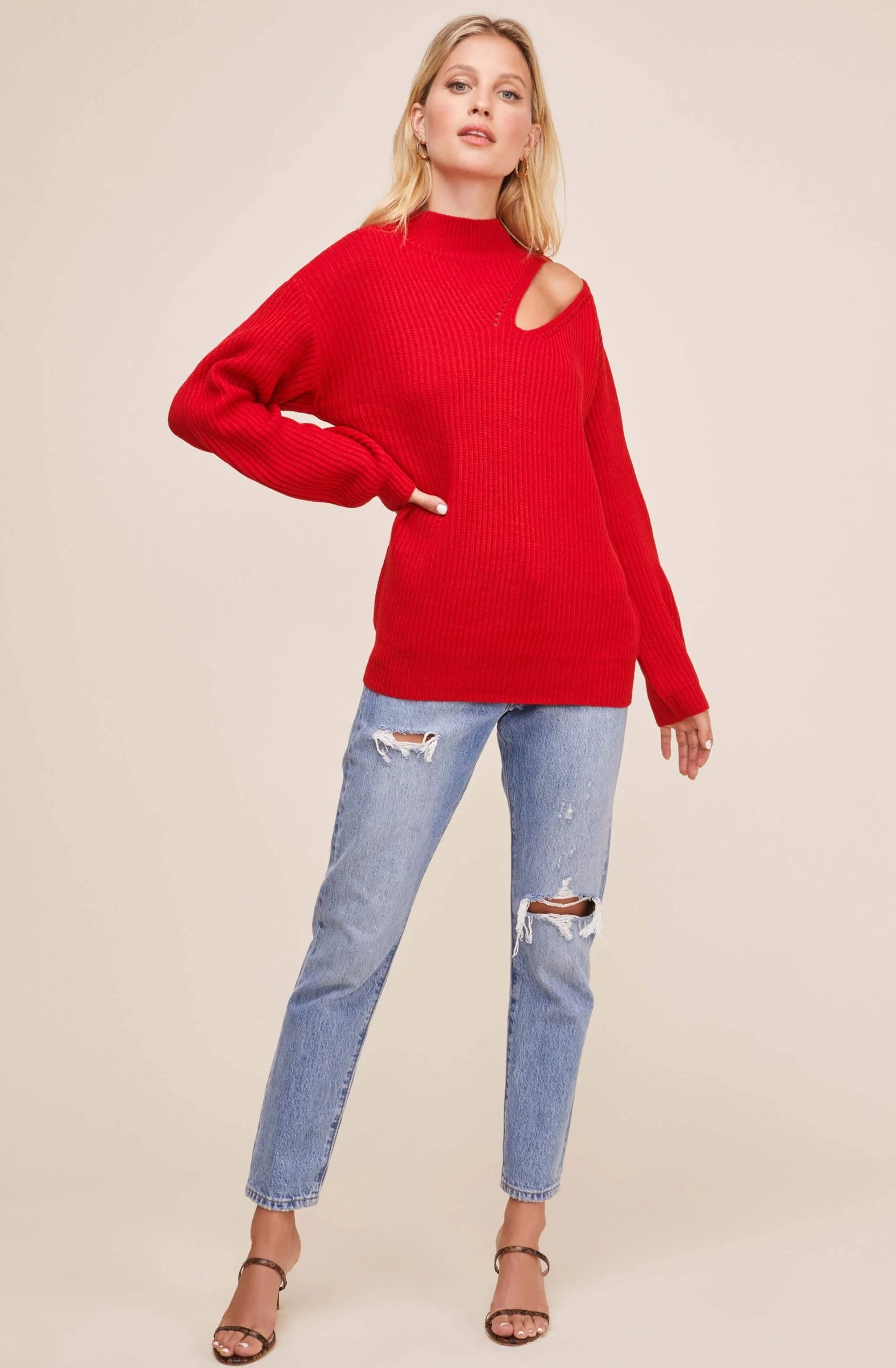 Cutout Turtleneck Sweater - Image 12