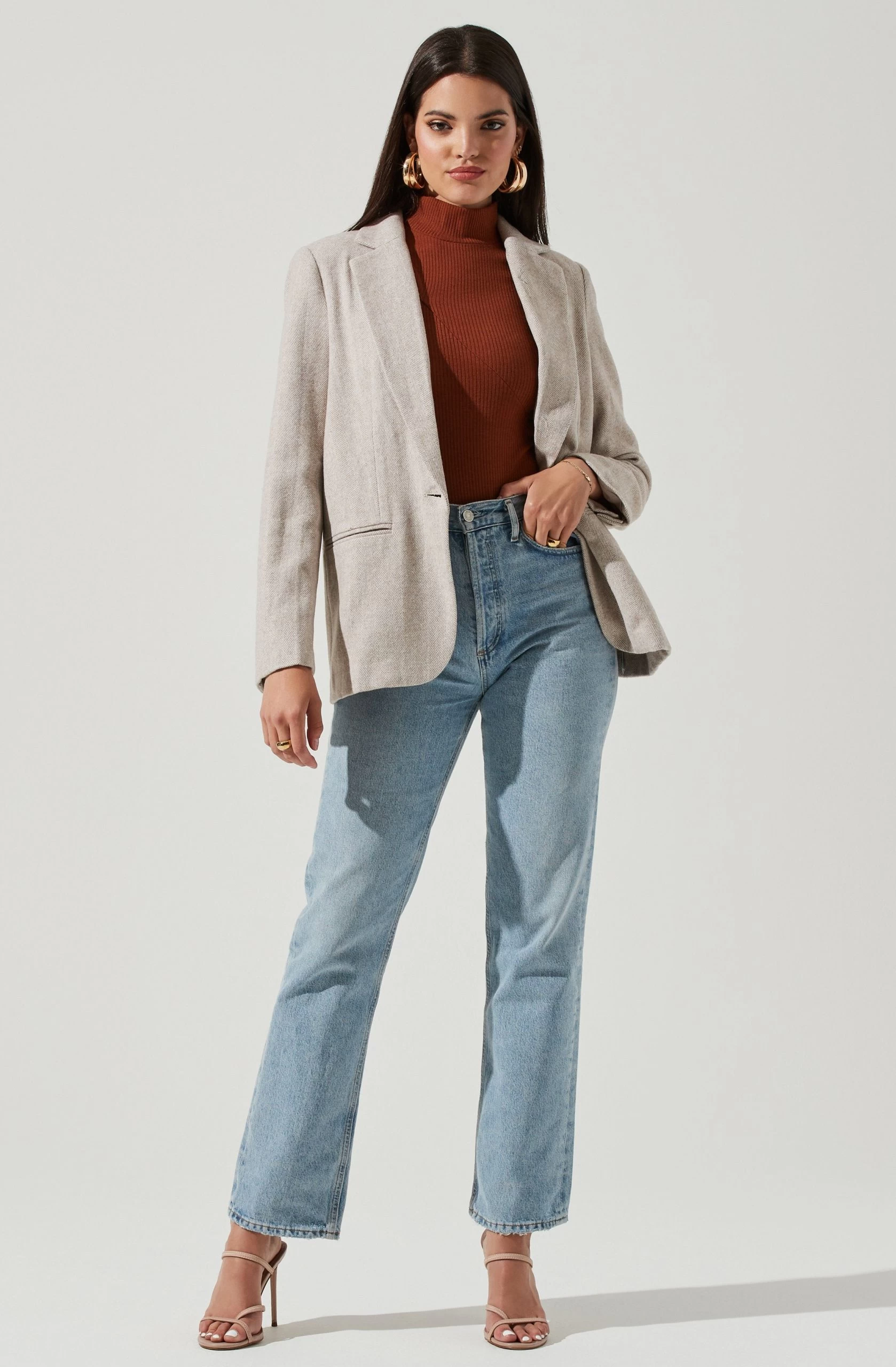 One Button Blazer - Image 7