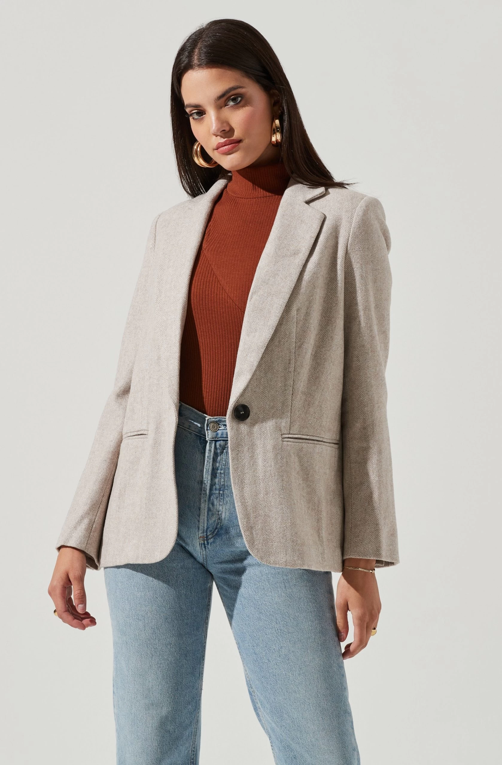 One Button Blazer - Image 5