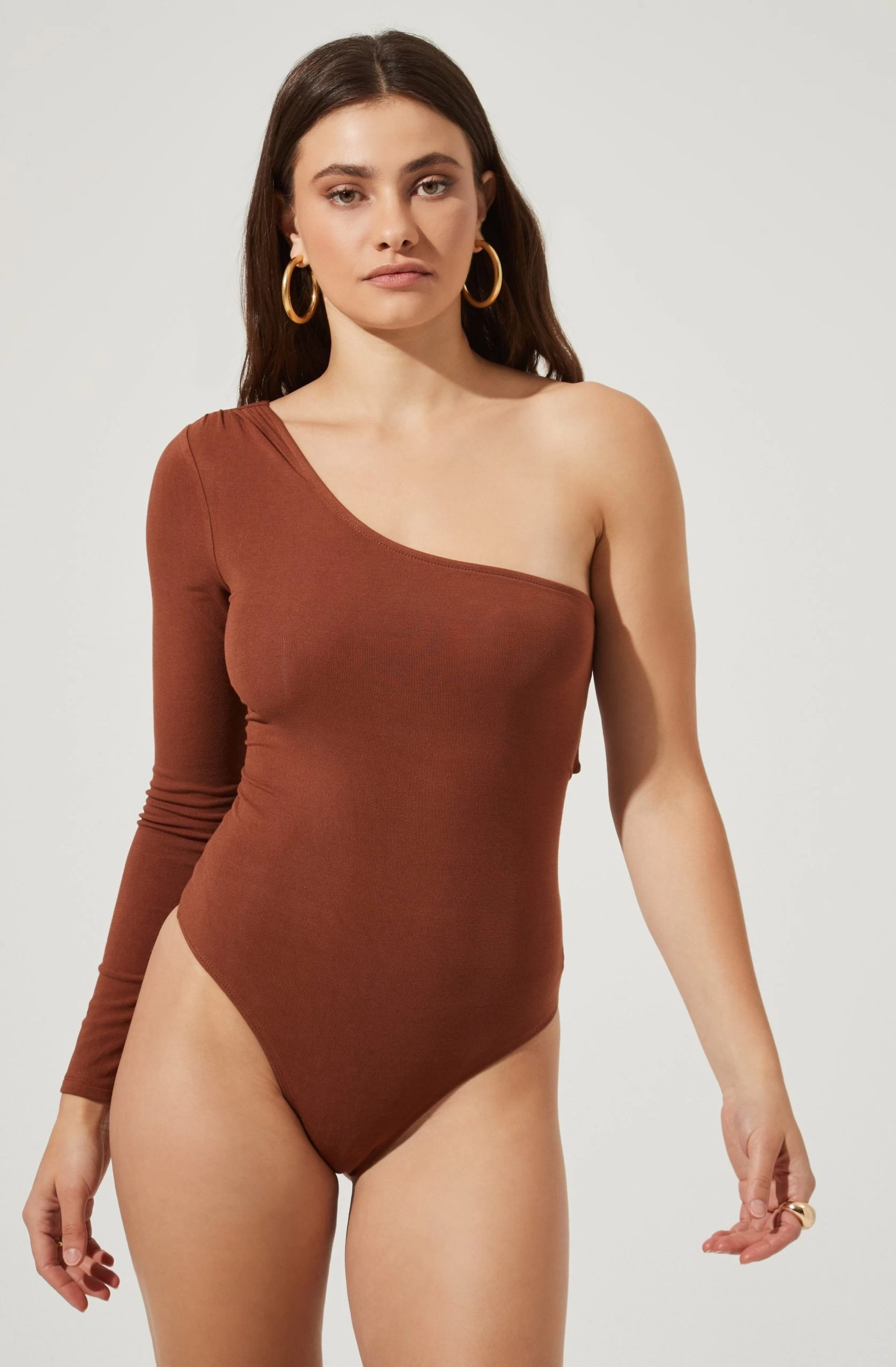 Twist Back One Sleeve Bodysuit - Image 16