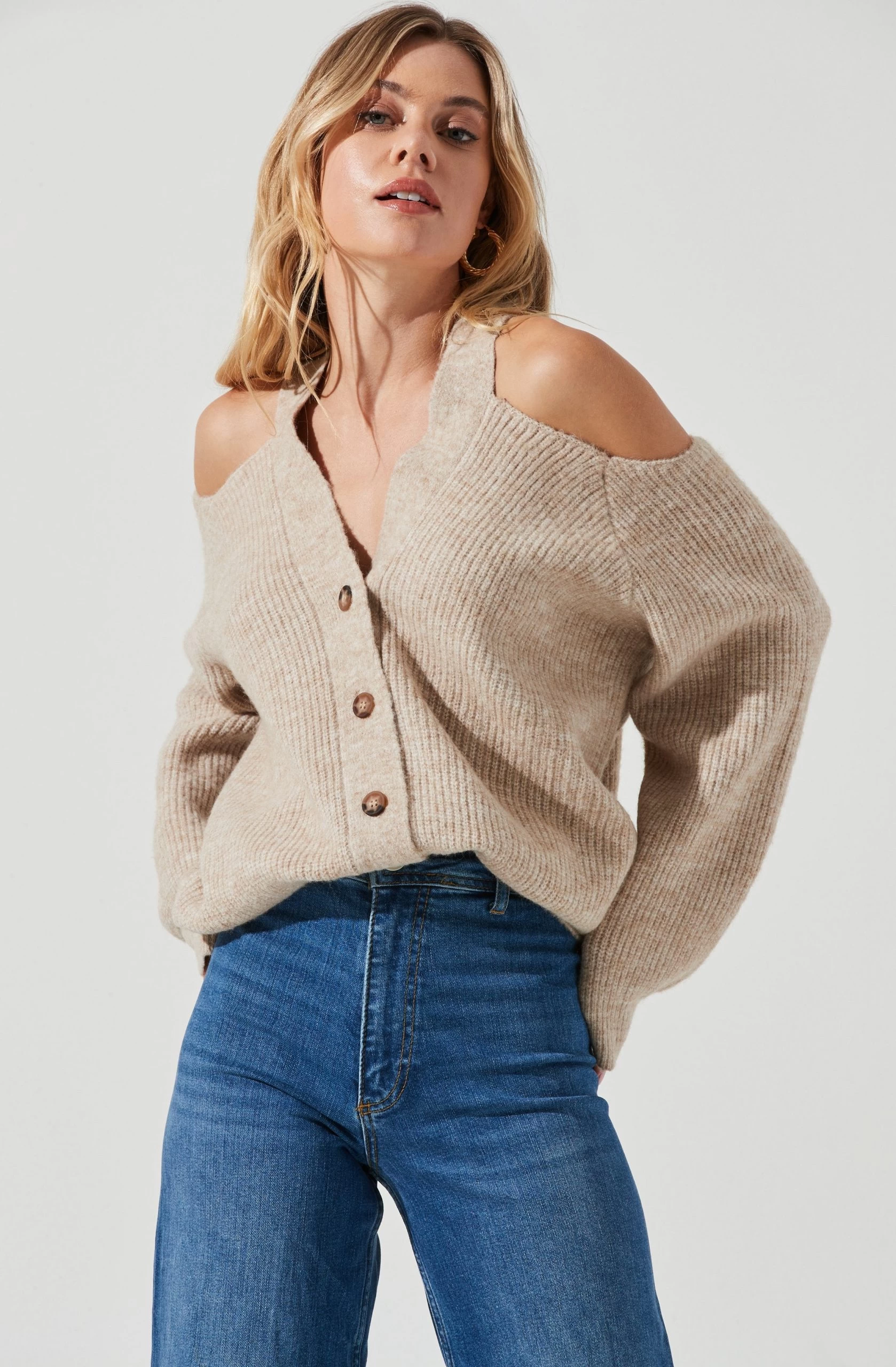 Cold Shoulder Cardigan - Image 7