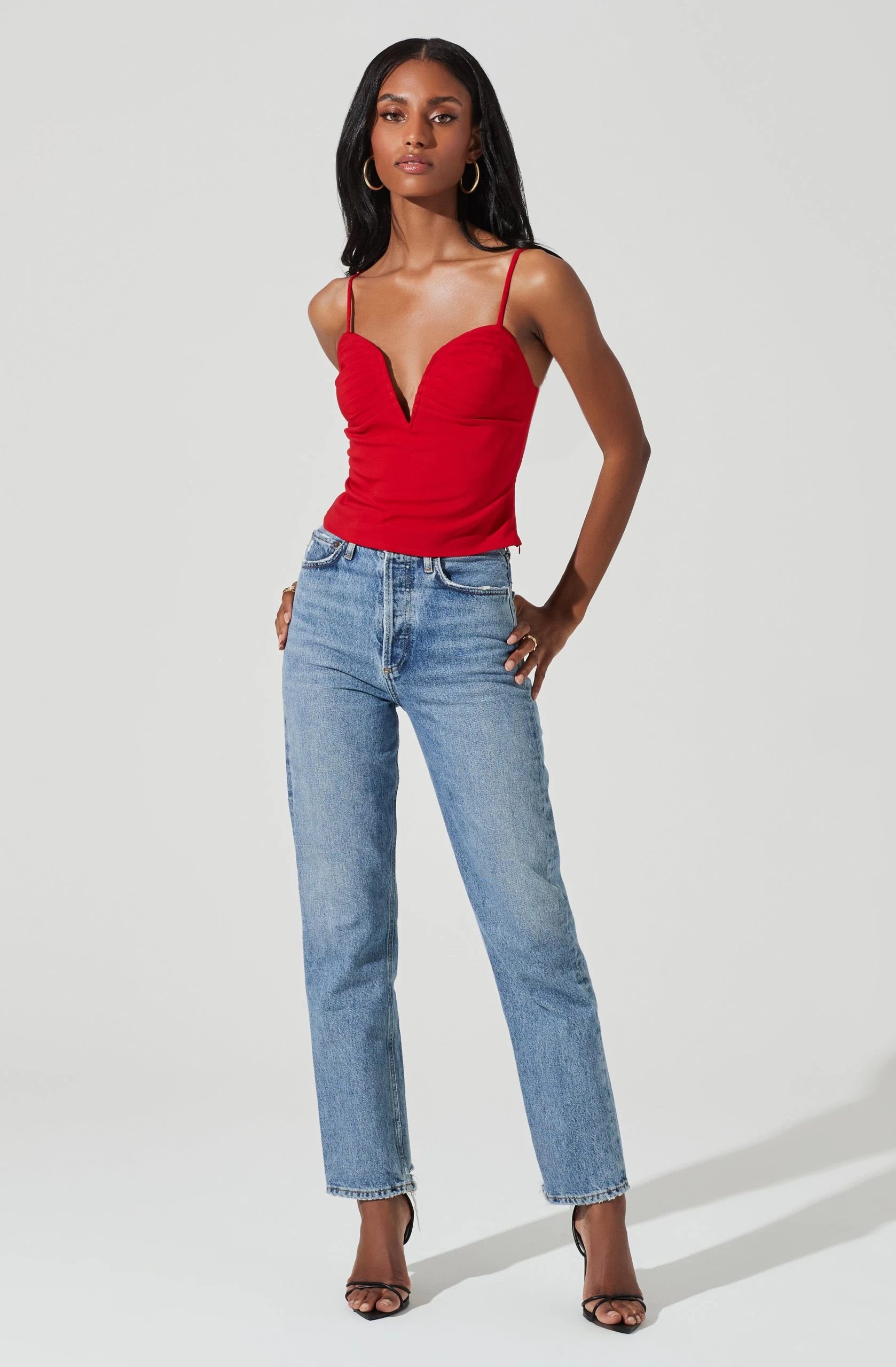 Ruched Bust Tank Top - Image 2