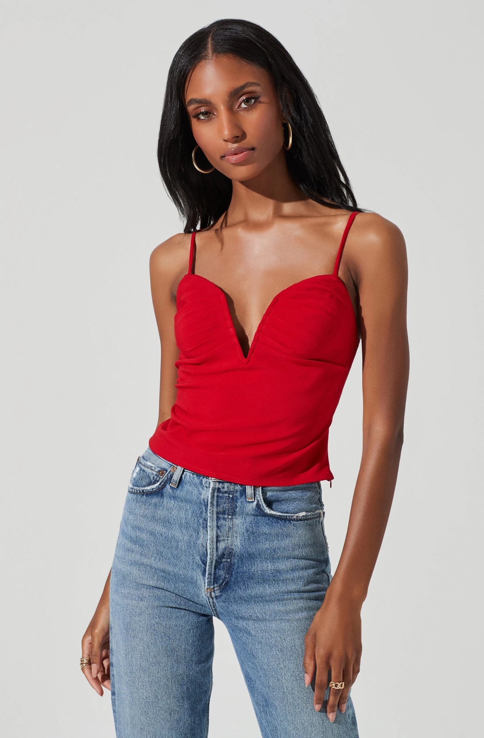 Ruched Bust Tank Top - Image 3