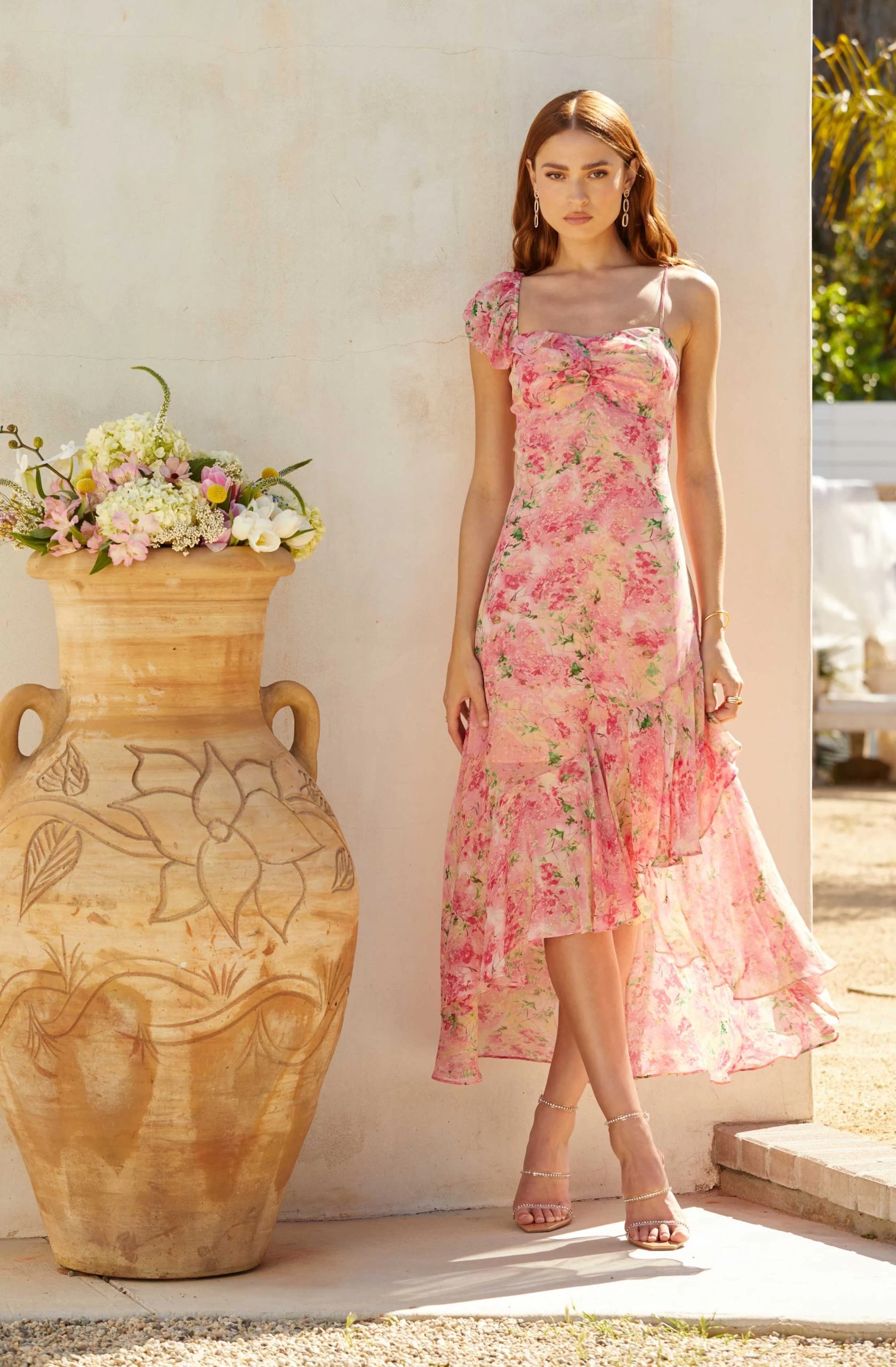 Camelia Floral Midi Dress - Image 6